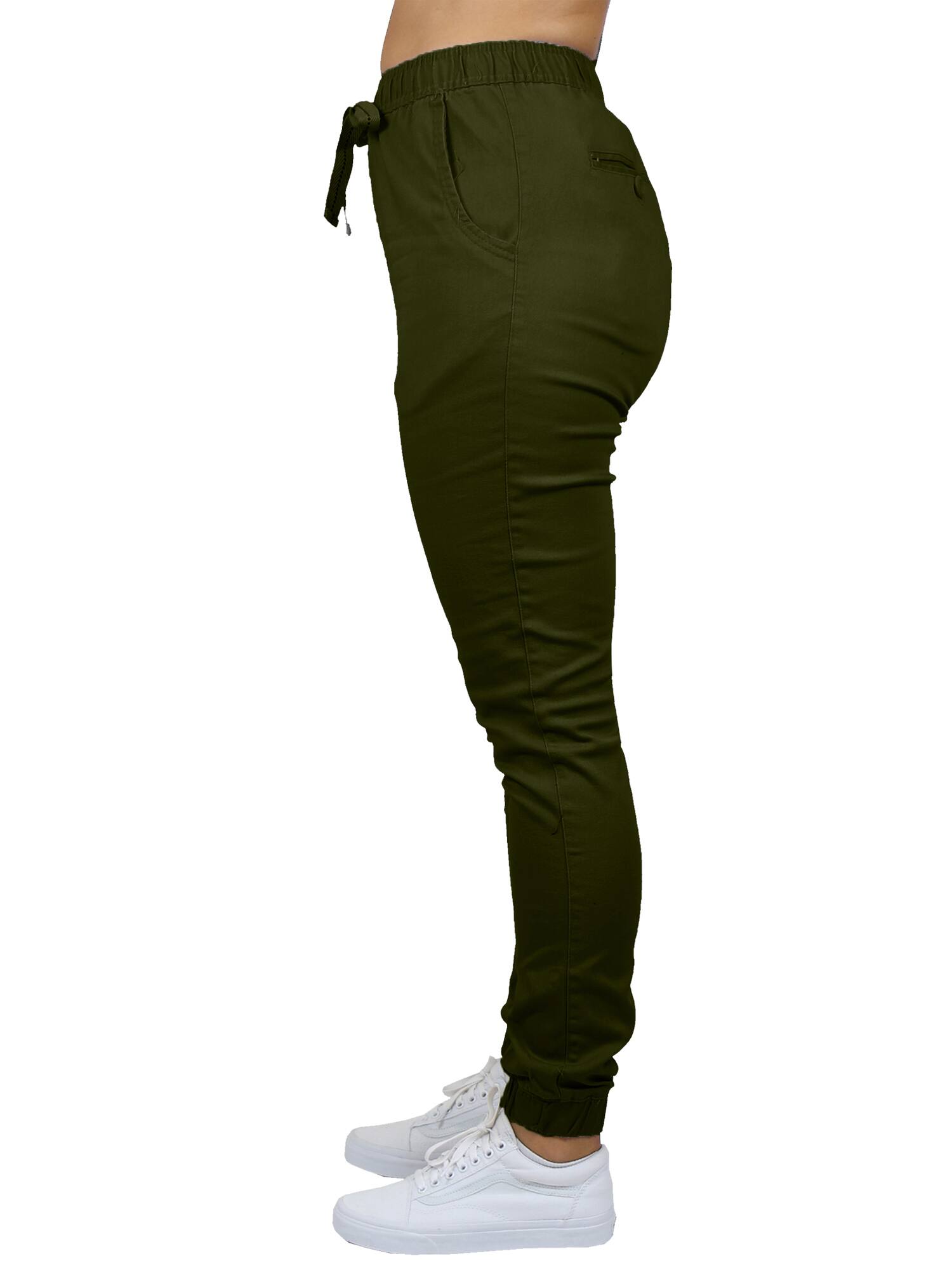Galaxy By Harvic Loose Fit Stretch Twill Women&#x27;s Joggers
