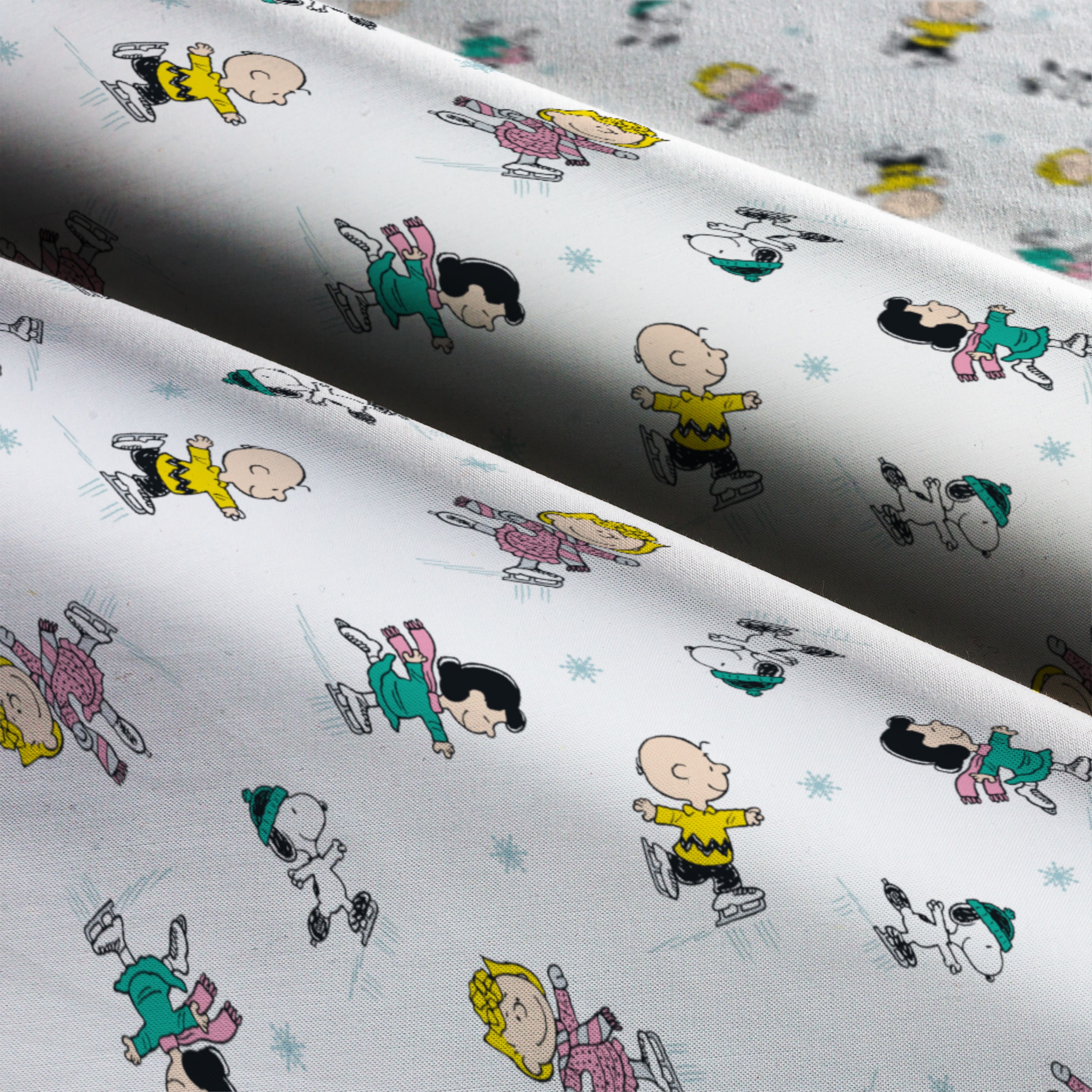 Peanuts&#xAE; Gang Ice Skating Cotton Fabric