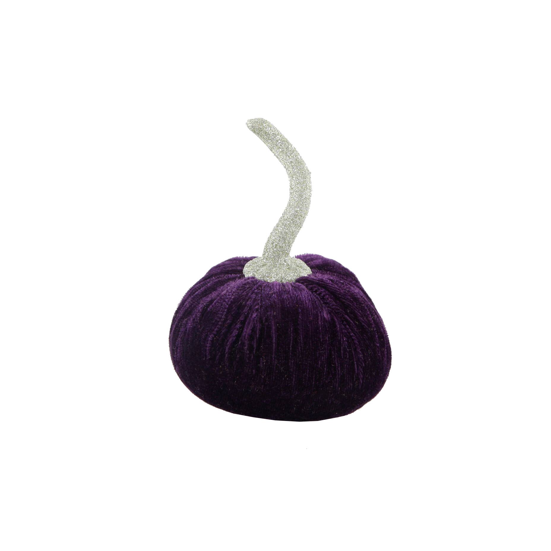 Flora Bunda® 6" Purple Velvet Decorative Pumpkin | Michaels