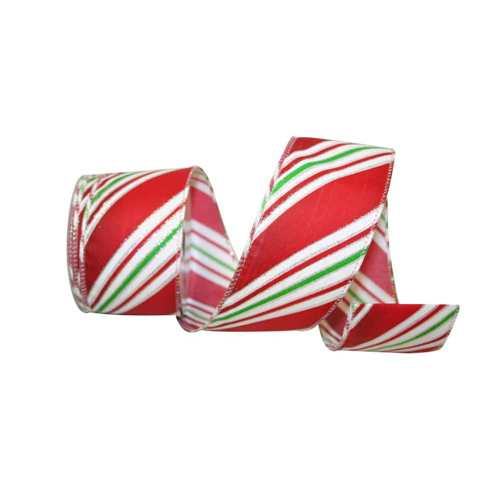 JAM Paper 2.5" x 10yd. Red Holiday Favorite Wired Ribbon  Christmas Ribbon  Michaels