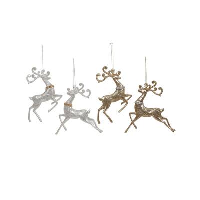 Assorted Glittery Plastic Deer Ornament by Ashland® | Michaels
