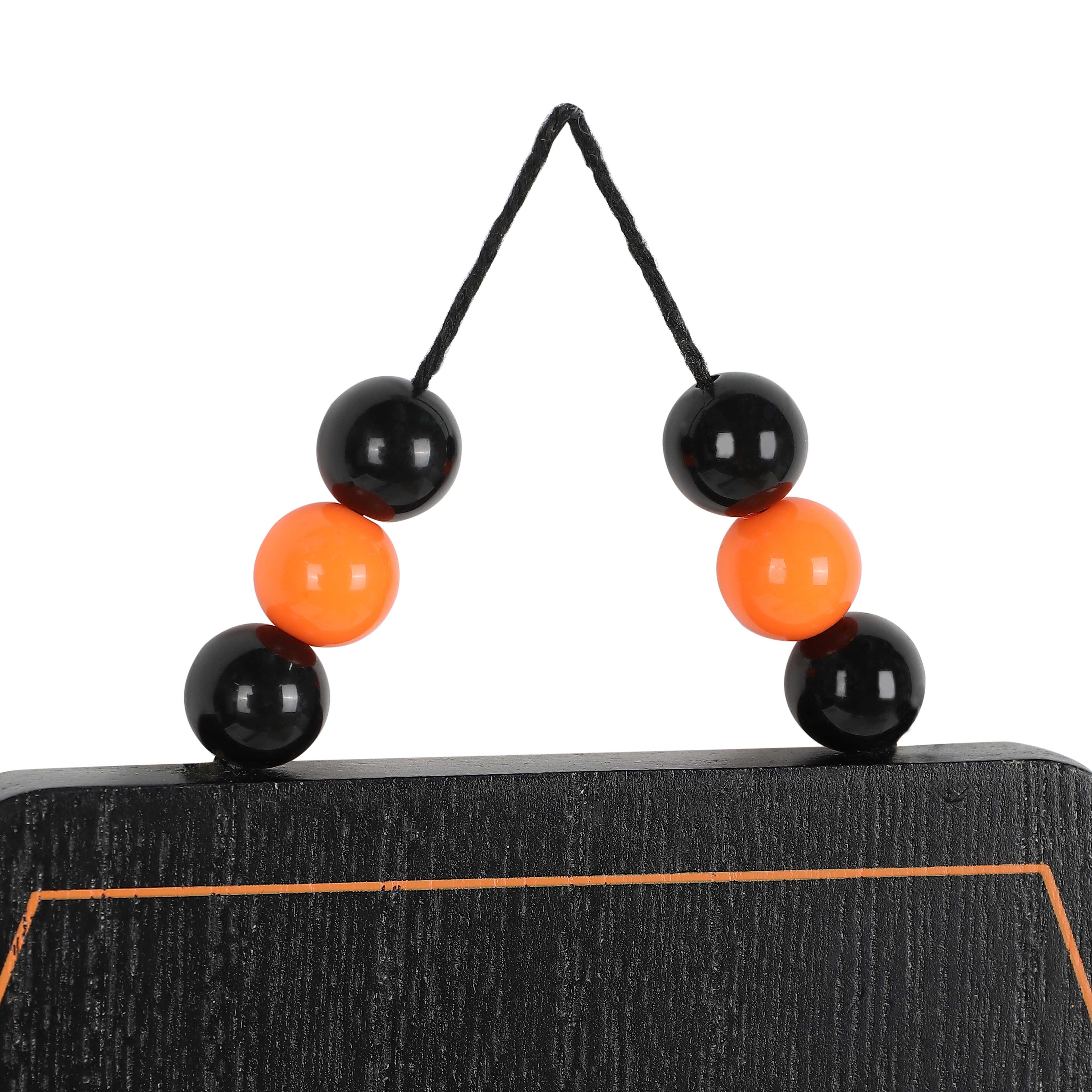 17.5&#x22; Hanging Reversible Witch Coffin Sign by Ashland&#xAE;