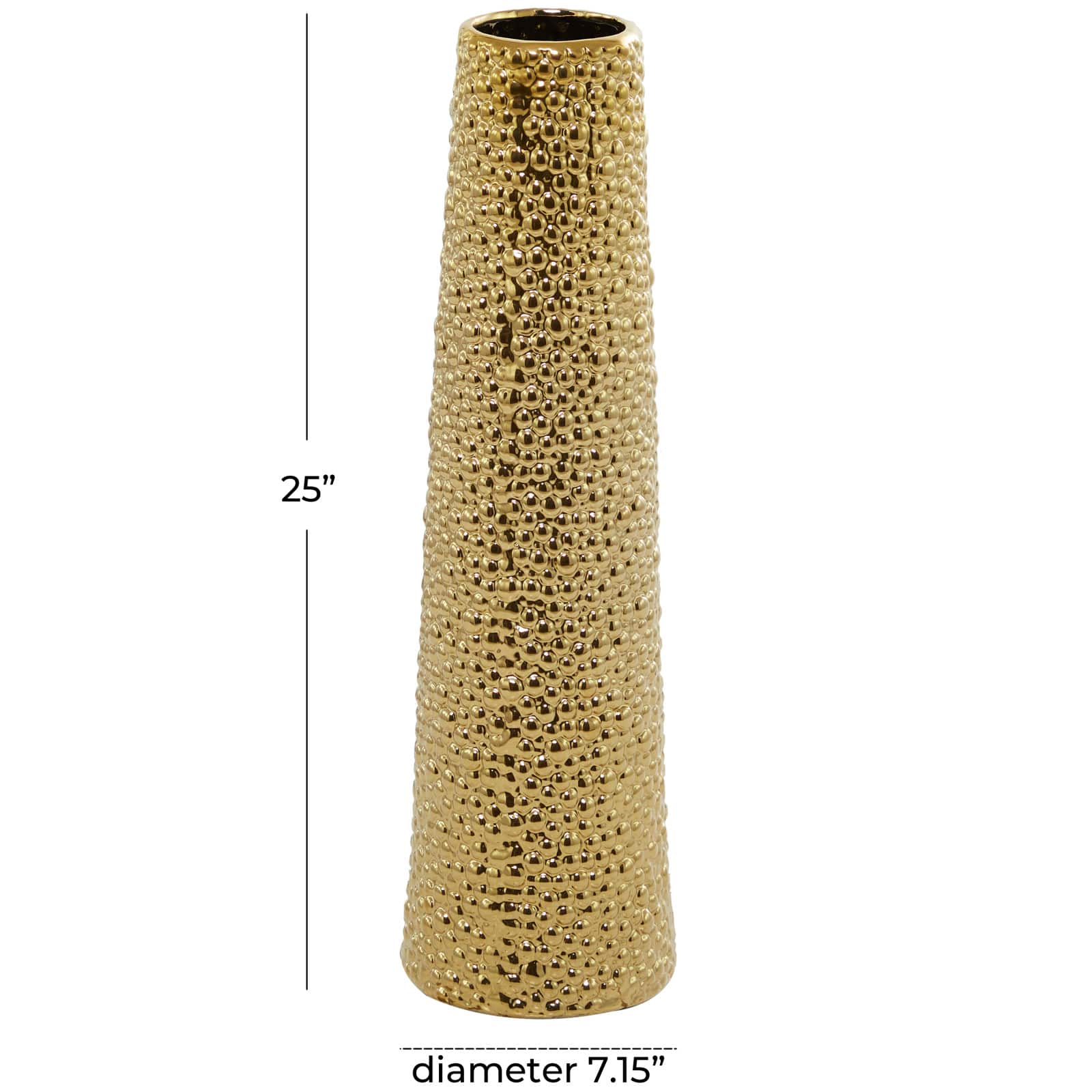 Modern Ceramic Vase with Bubble Texture