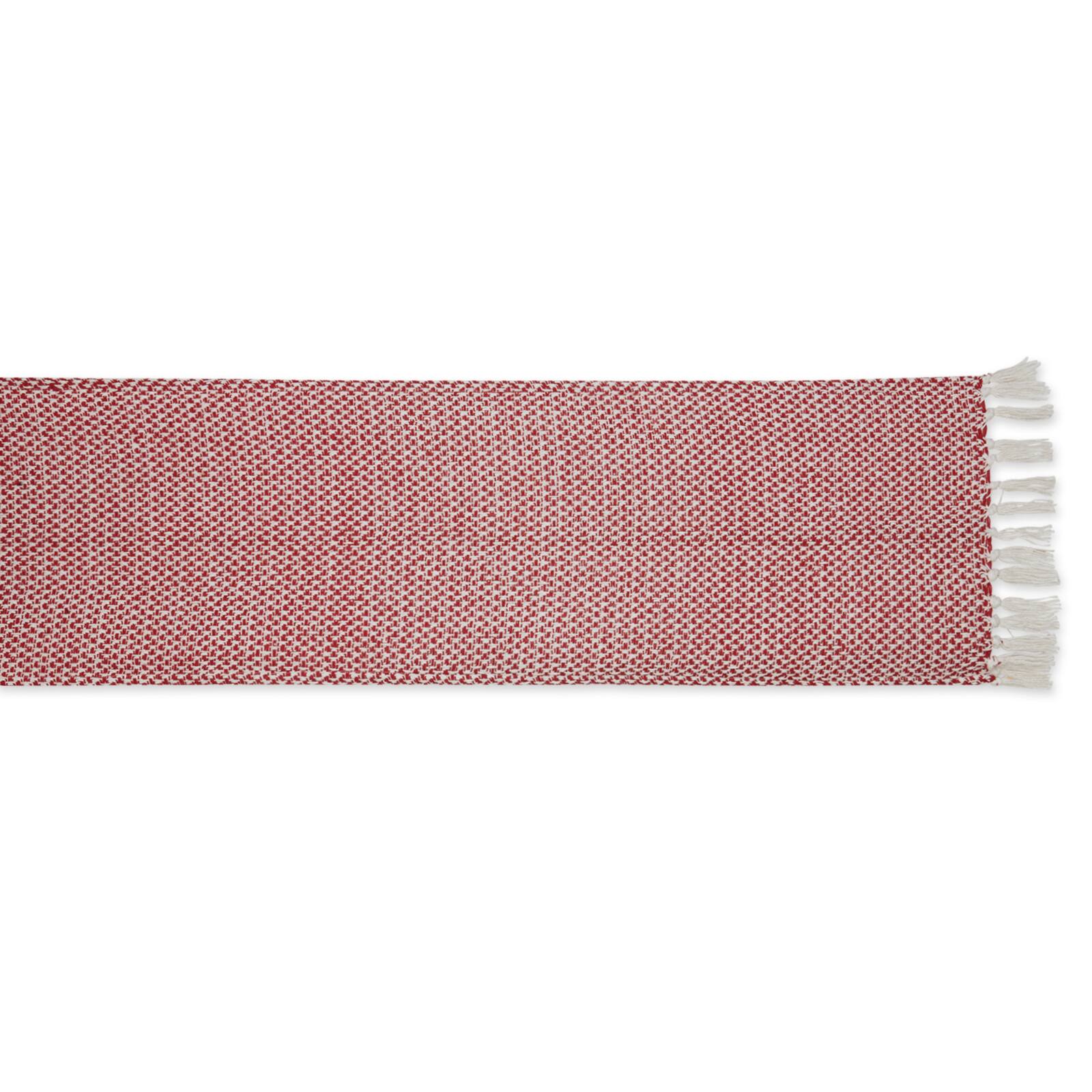 DII&#xAE; 108&#x22; Woven Fringed Table Runner