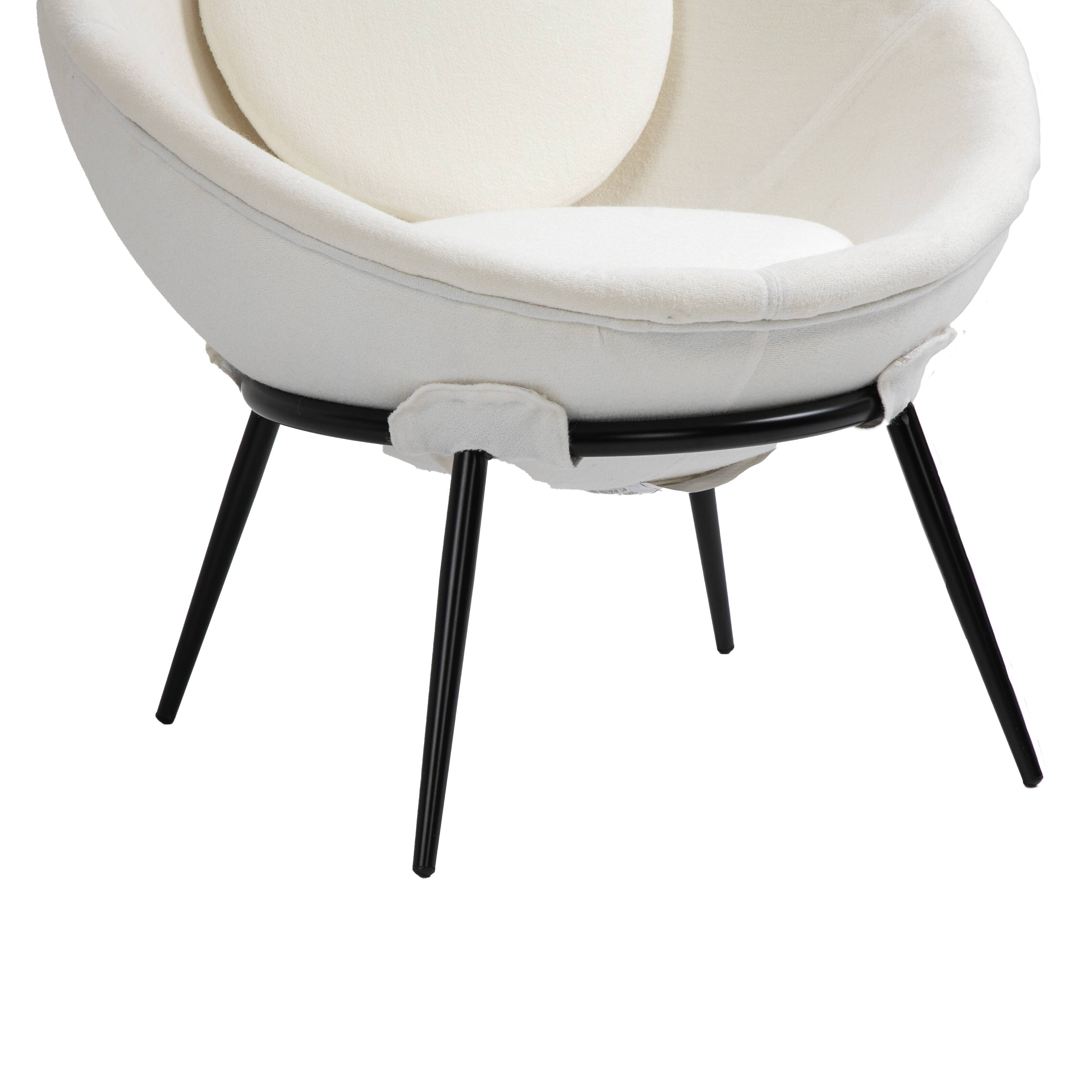 Hello Honey® Vintage Upholstered Cup Accent Chair