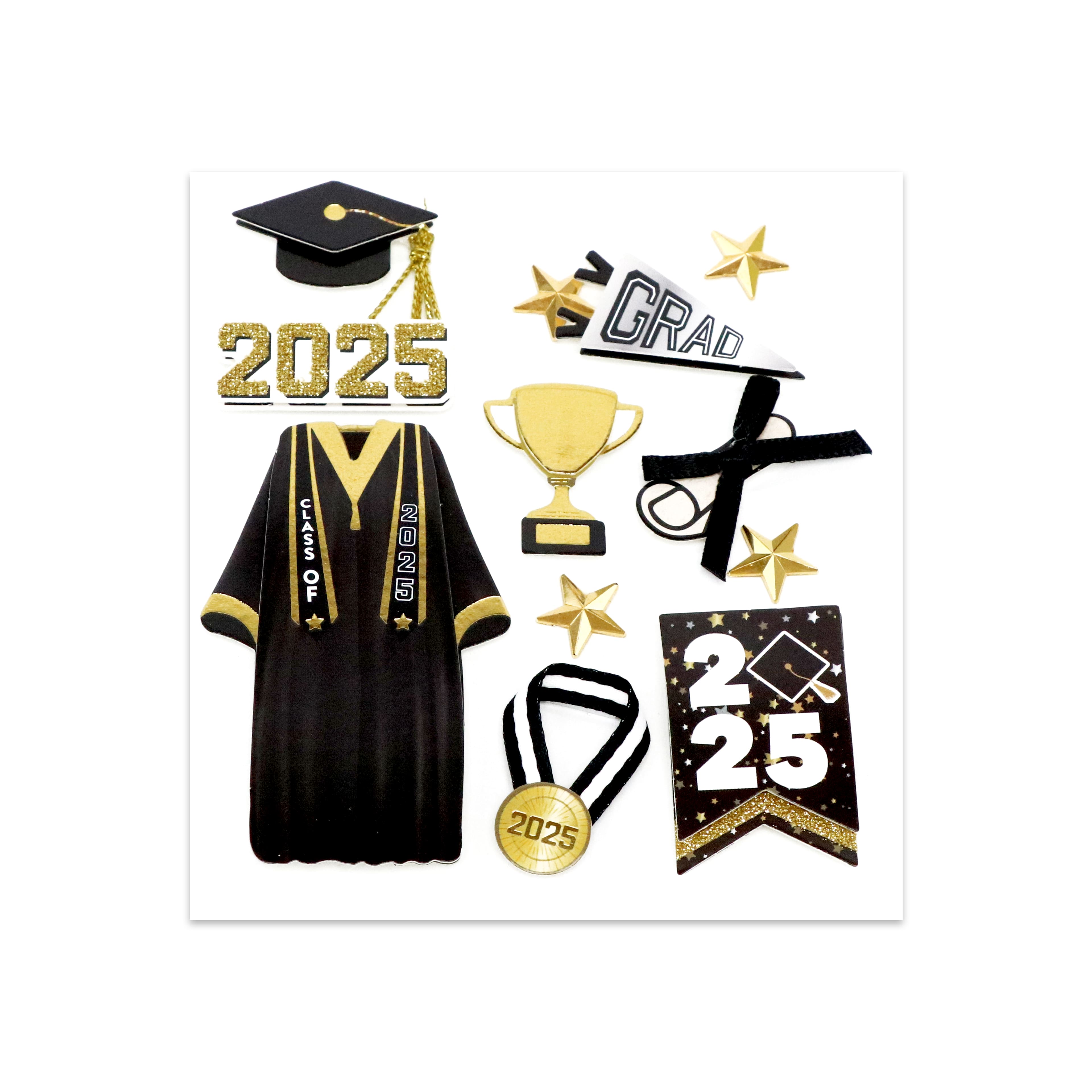 Dimensional Graduation Gown Stickers by Recollections&#x2122;