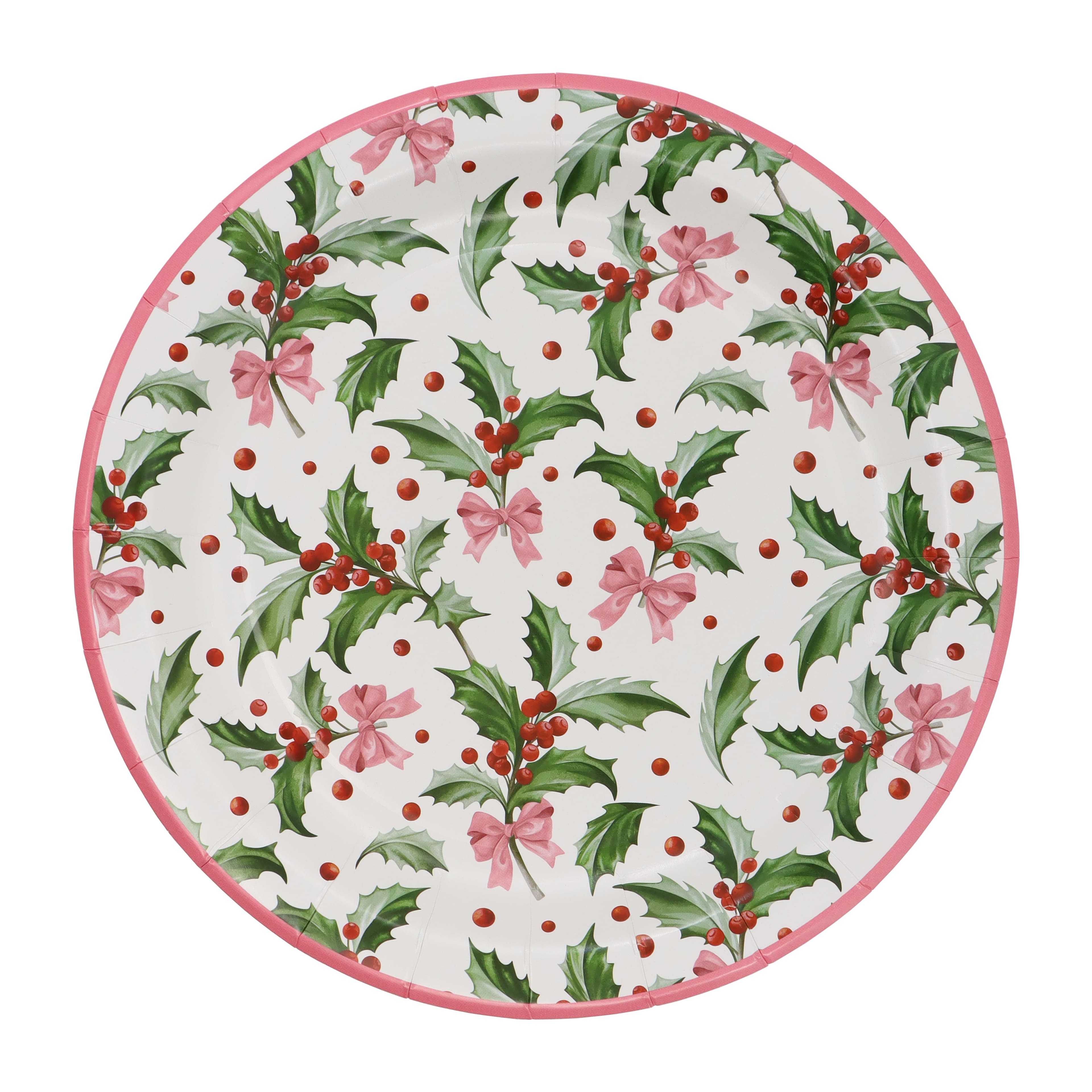 9" Holly Paper Plates, 12ct. by Celebrate It™