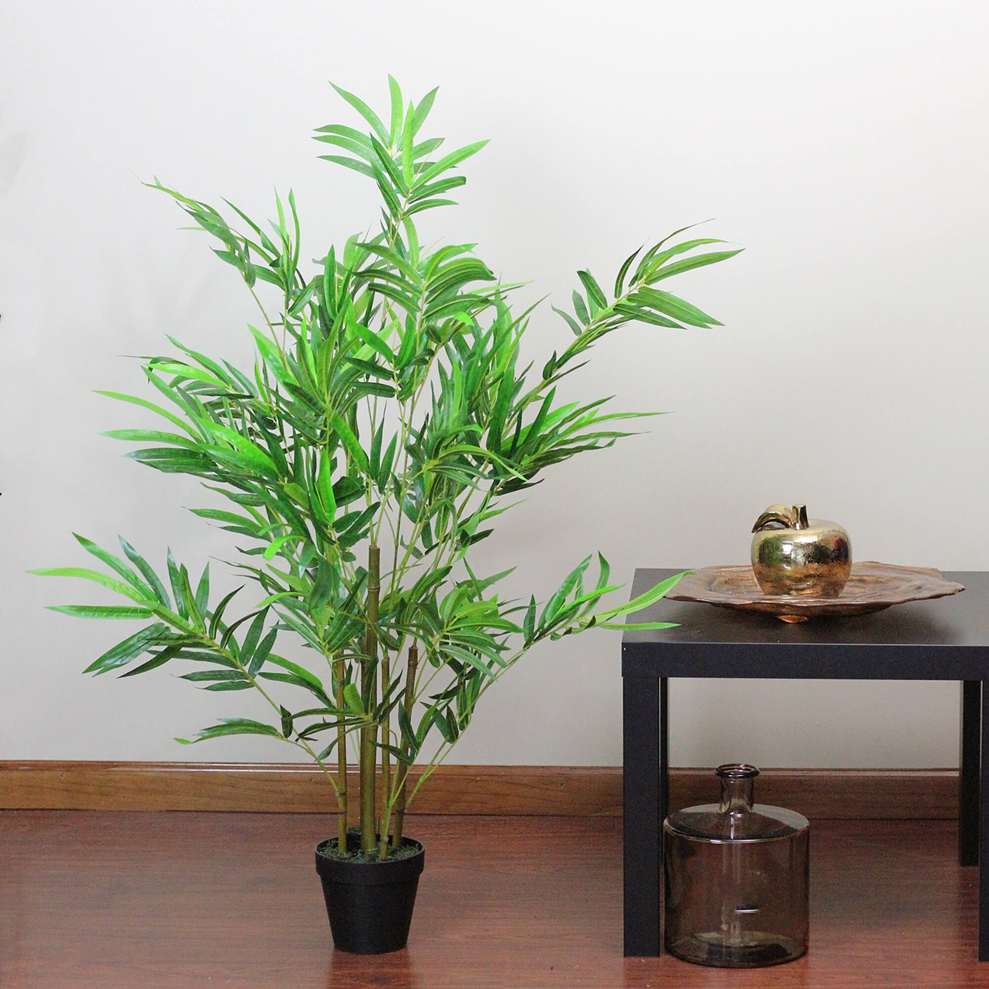 4ft. Two-Tone Green Potted Bamboo Plant