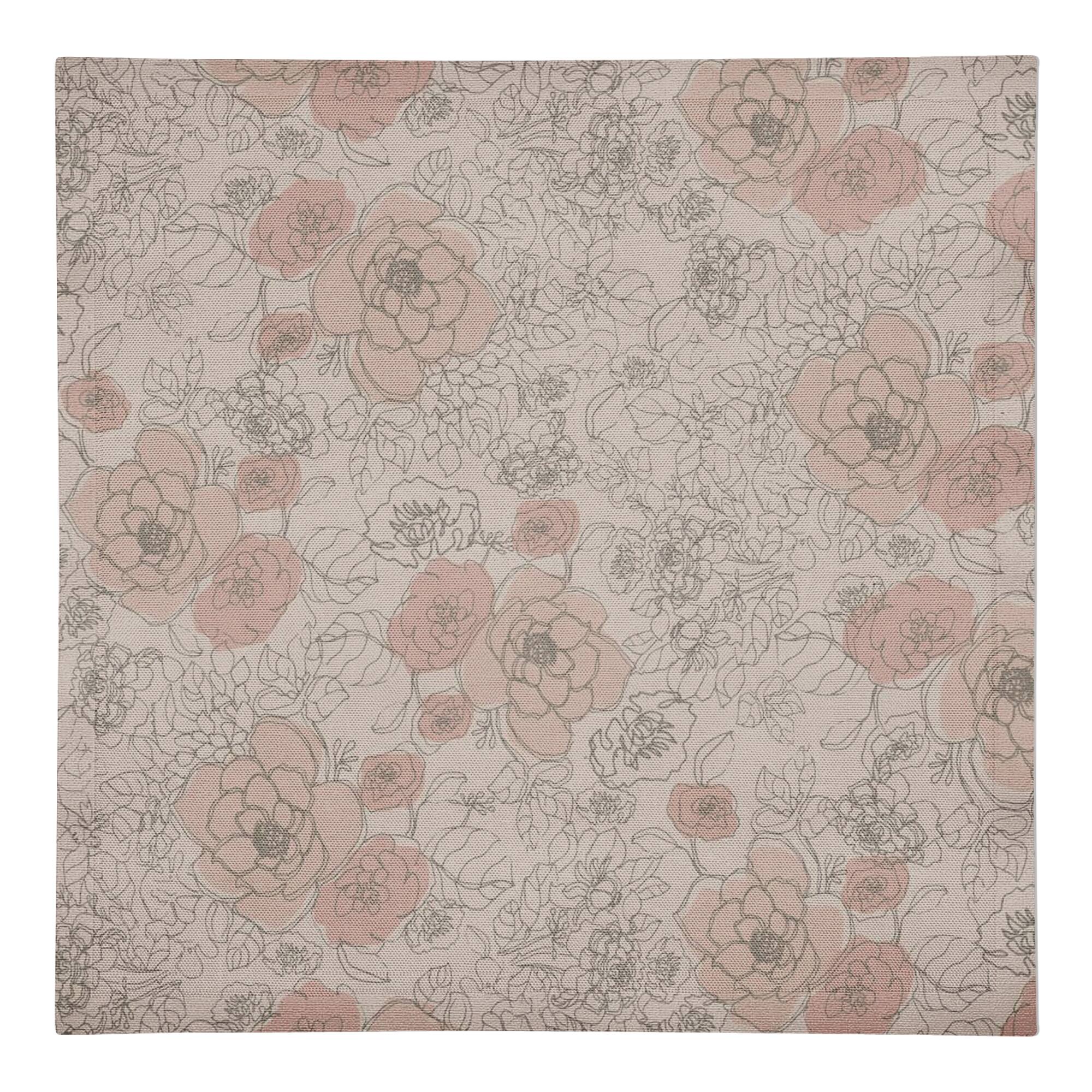Multi Floral Cotton Twill Napkin