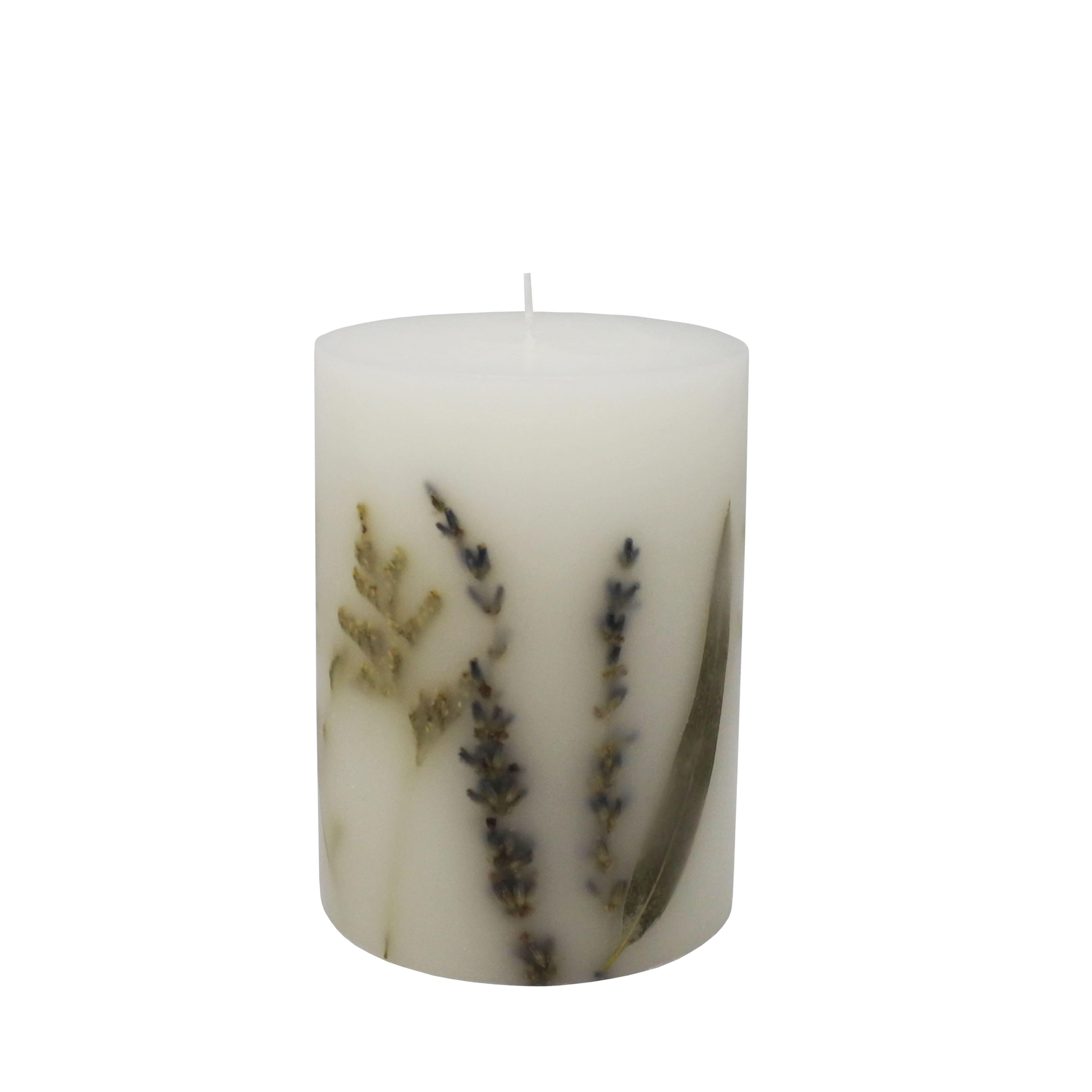 Home Fragrance Collection 3&#x22; x 4&#x22; Bergamot &#x26; Rosewood Scented Pillar Candle by Ashland&#xAE;