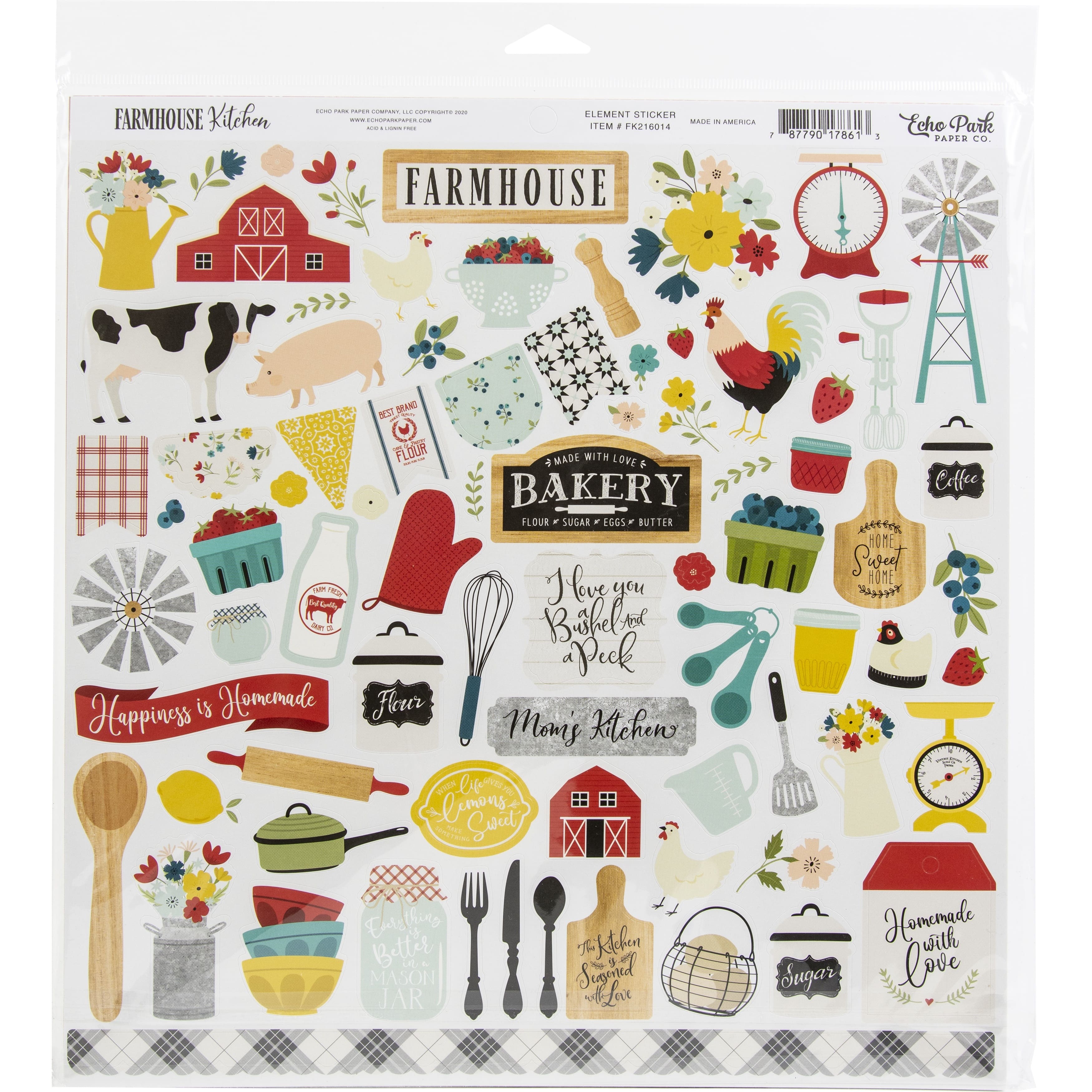 Echo Park™ Paper Co. Farmhouse Kitchen Collection Kit, 12" x 12"