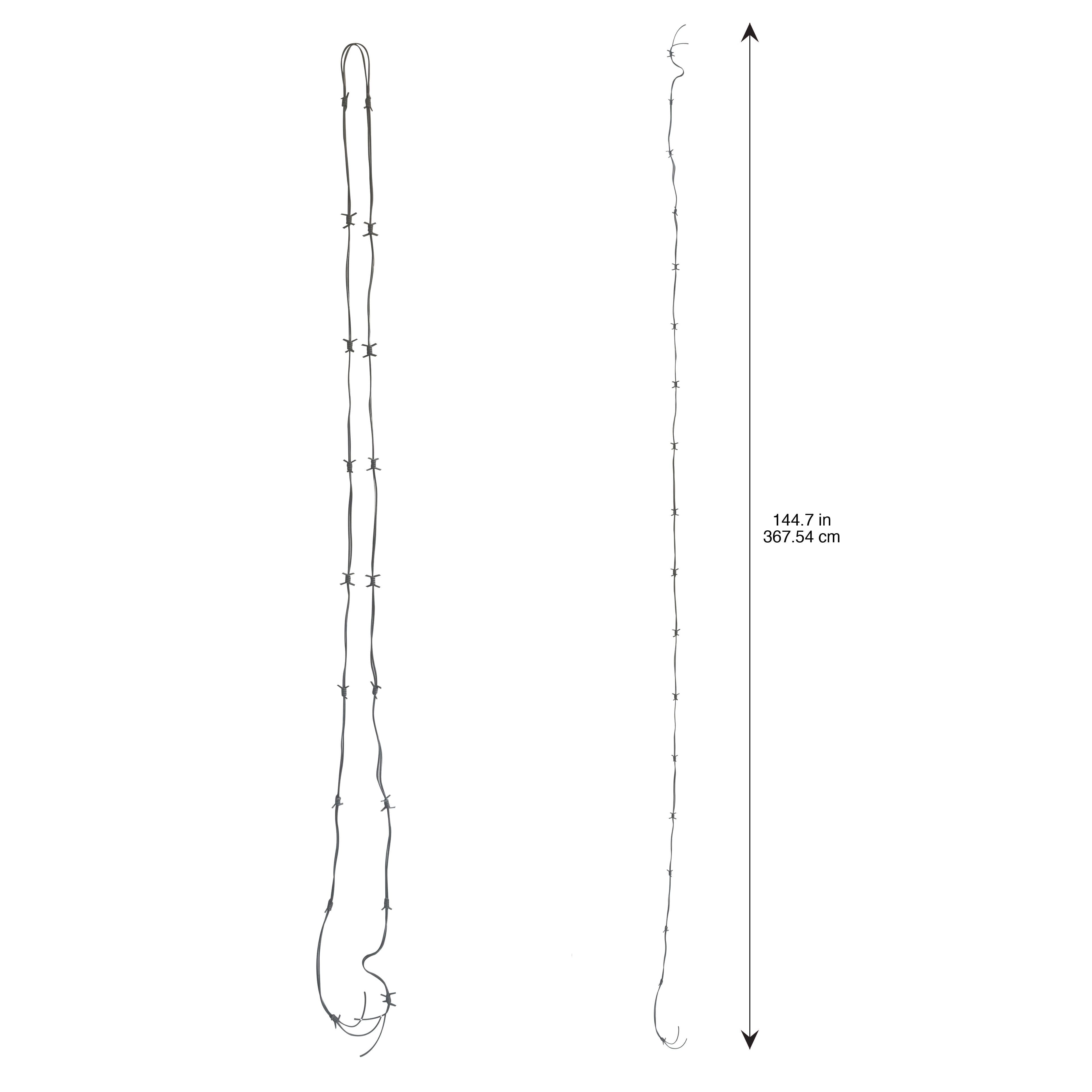 12ft. Black Plastic Barbed Wire by Ashland&#xAE;