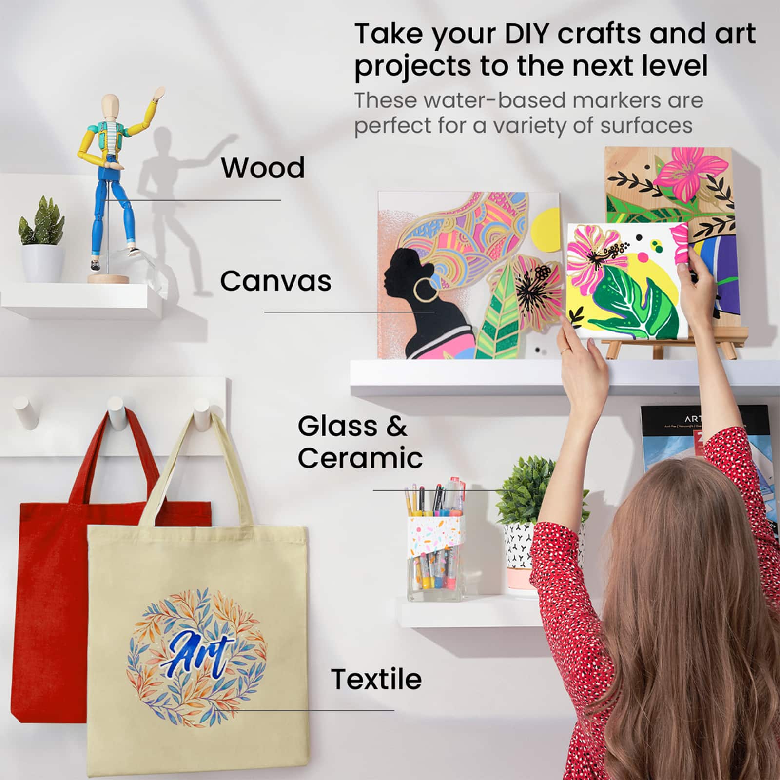 Arteza® 20 Color Acrylic Paint Marker Set