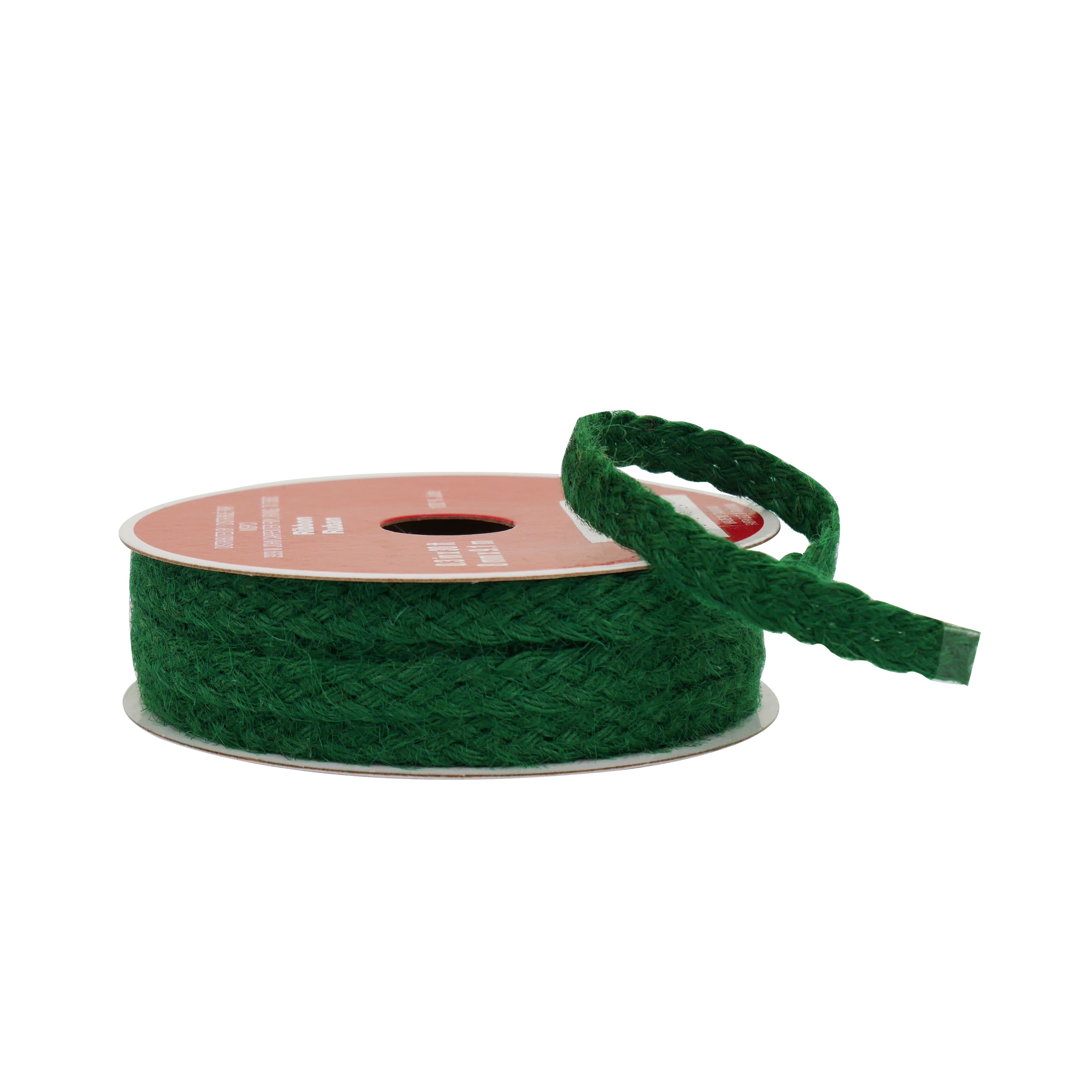 8mm x 30ft. Green Braid Trim Ribbon by Celebrate It&#xAE;