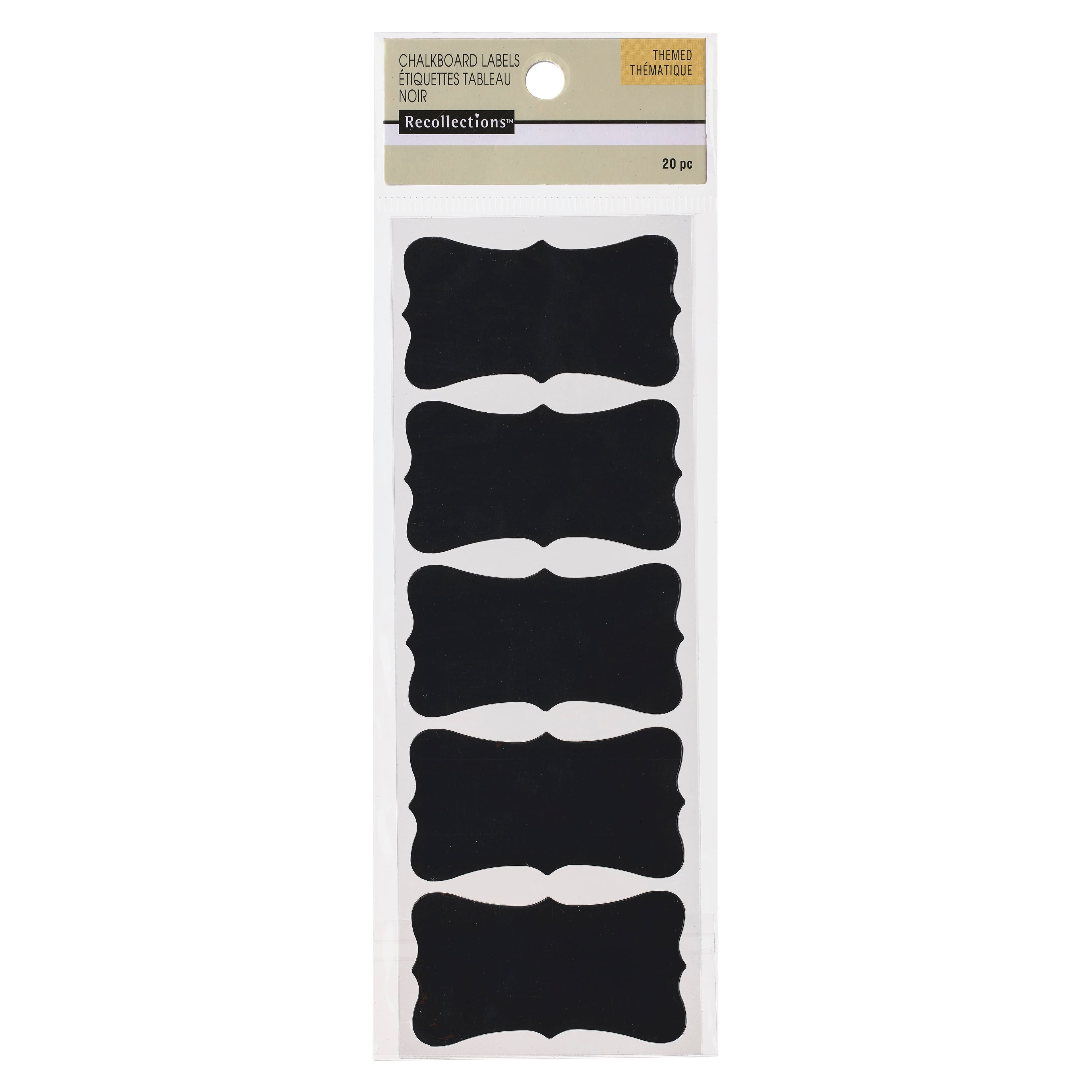Autocollants en ardoise classique de Recollections