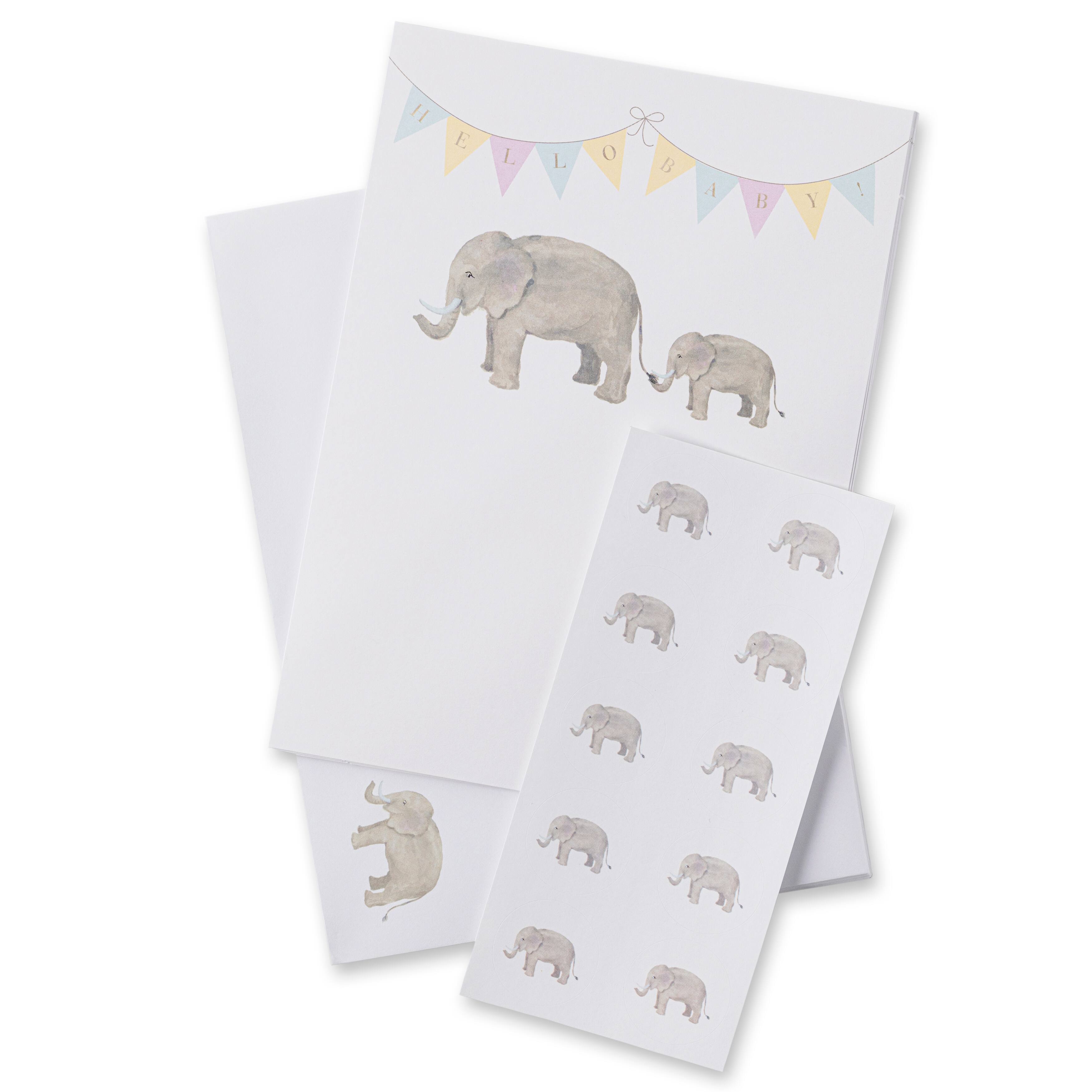 Elephant Flat Cards & Envelopes by Recollections™, 5" x 7"