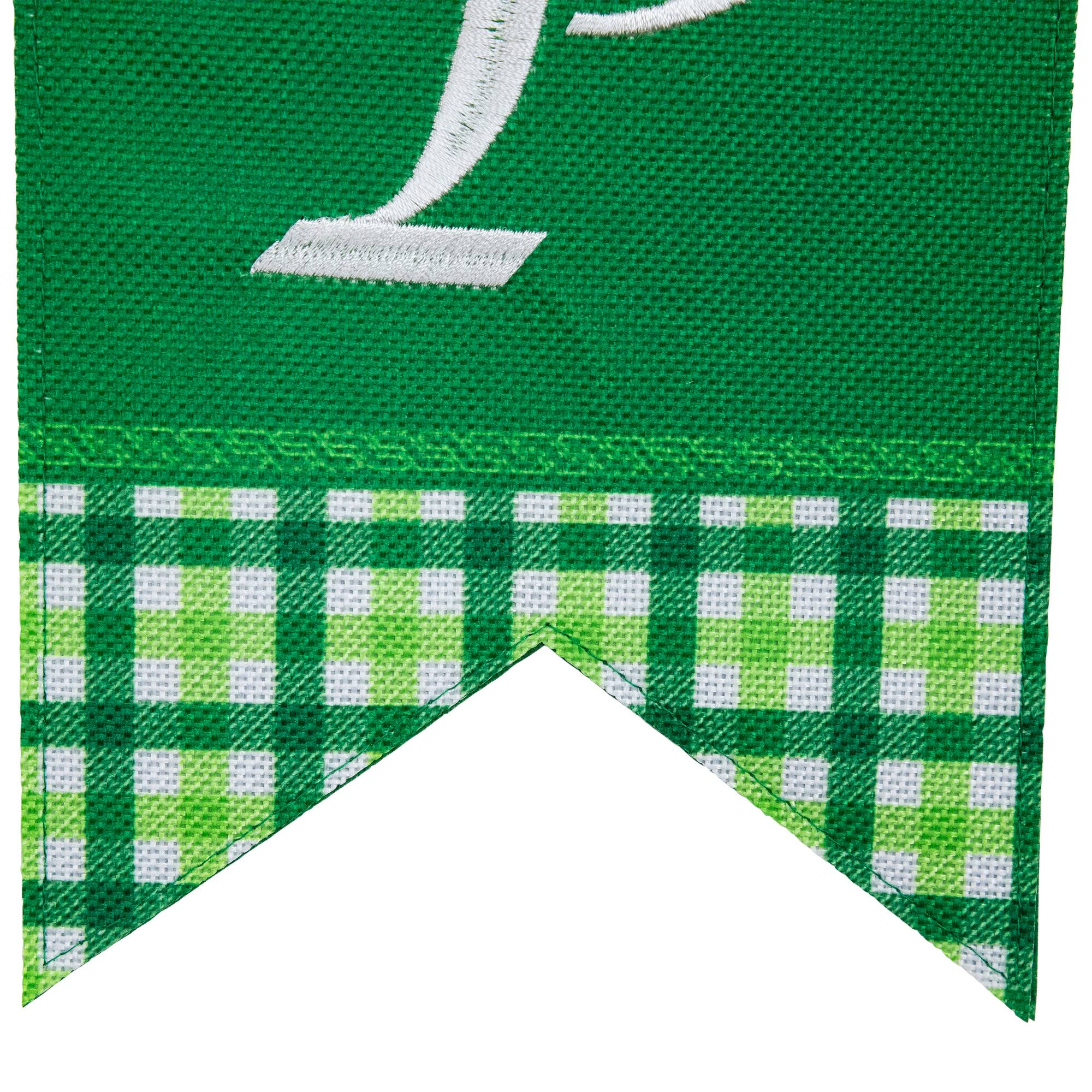 7.5ft. Plaid St. Patrick&#x27;s Flag Wall Banner