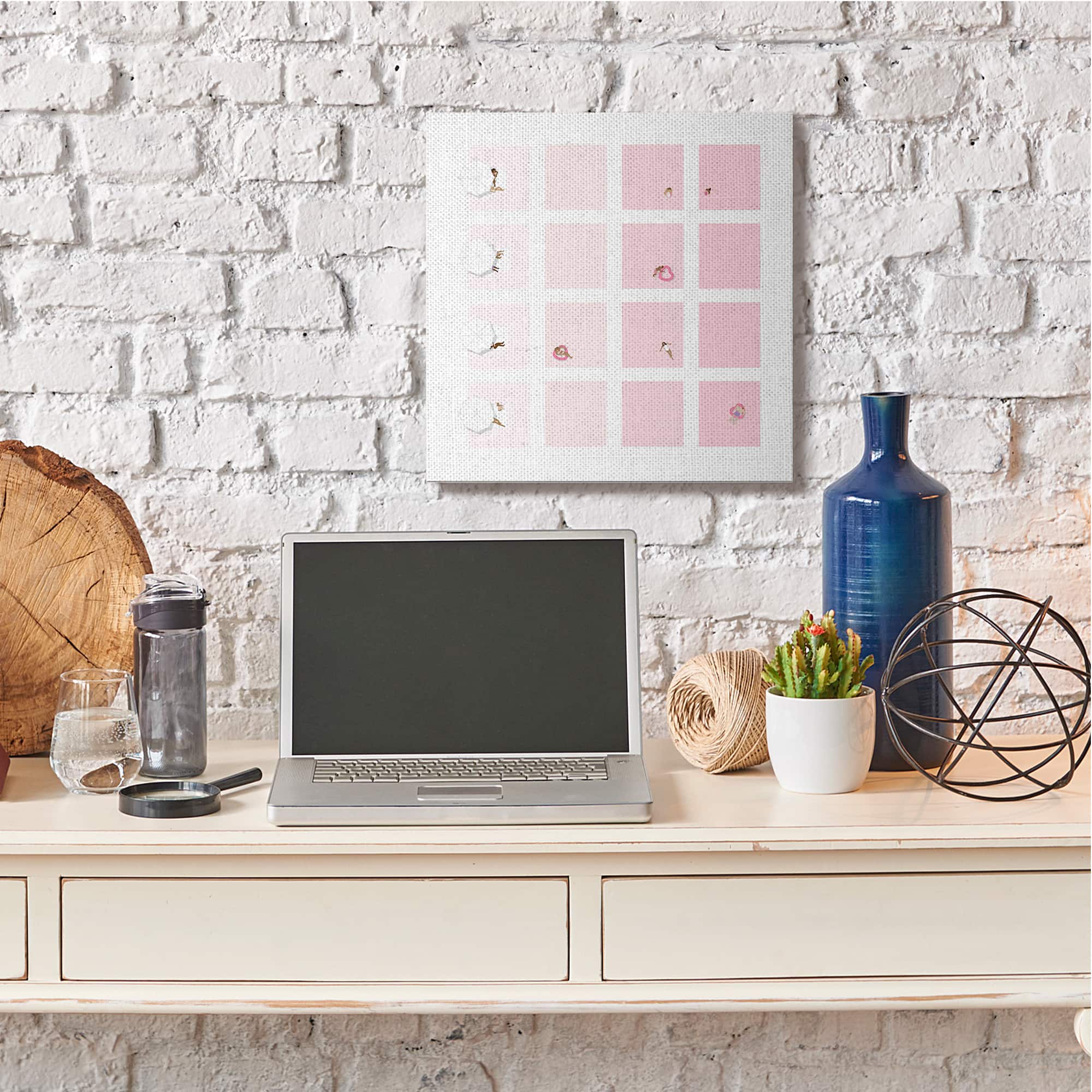 Stupell Industries Pink Abstract Summer Pool Fun Wall Art