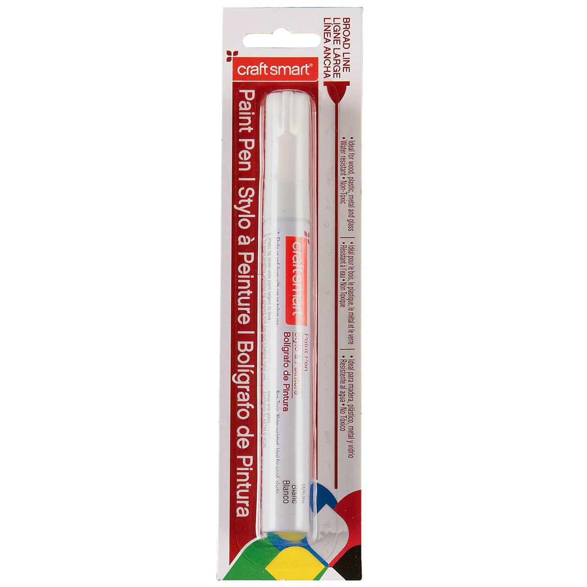 12 Pack: White Broad Line Paint Pen by Craft Smart&#xAE;