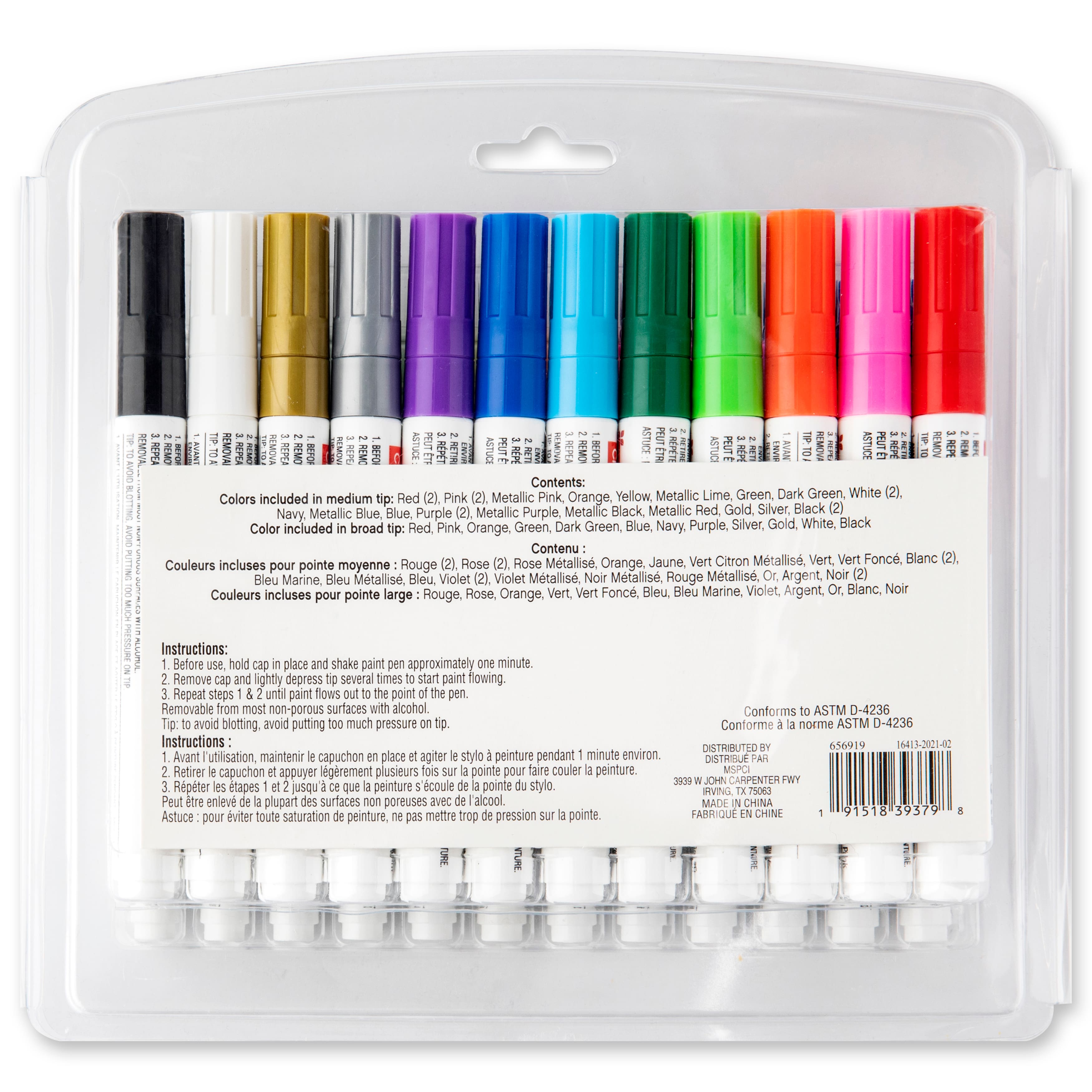 6 Packs: 36 ct. (216 total) Value Pack Paint Pen Set by Craft Smart®