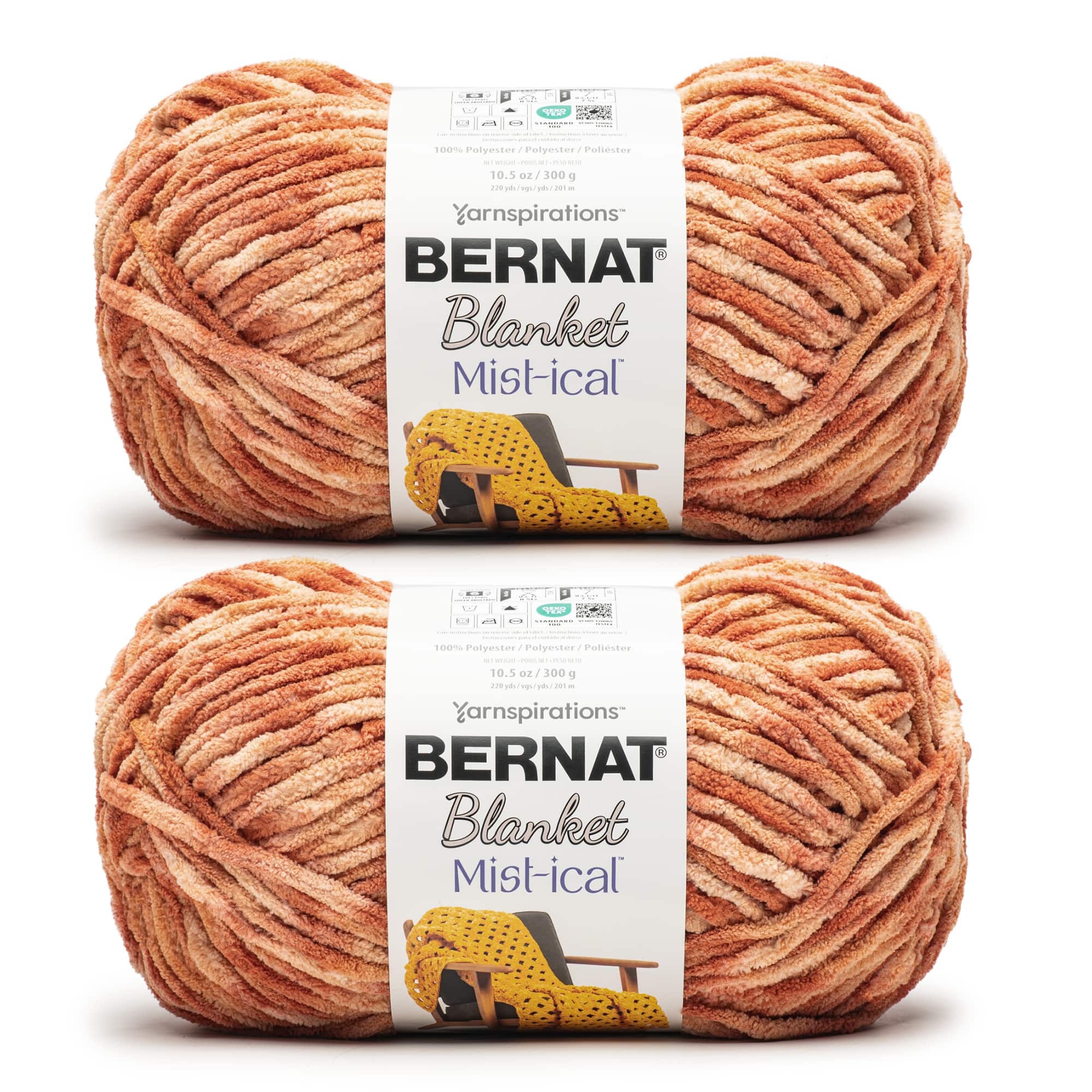 2 Pack Bernat&#xAE; Blanket Mist-ical&#x2122; Yarn