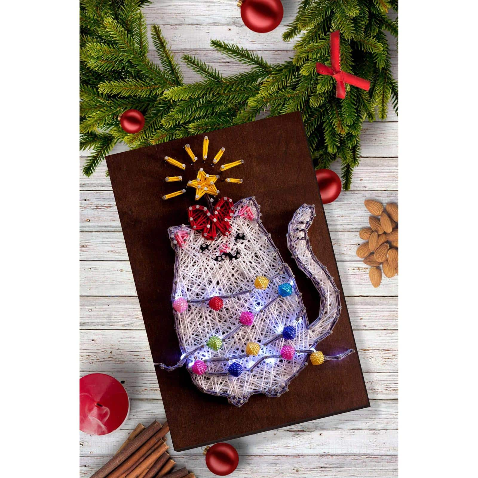 Abris Art Nice Kitty String Art Creative Kit