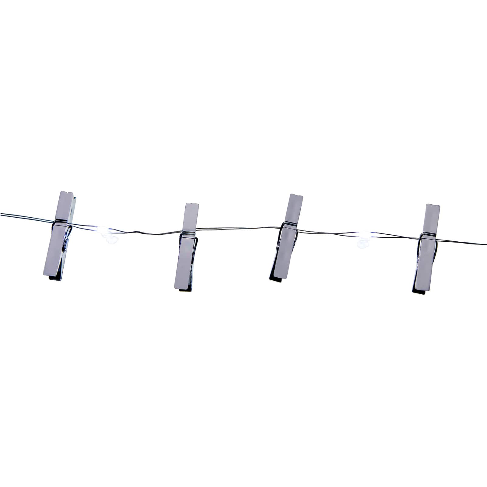 12 Pack: 45ct. Cool White LED Silver Clip Lights by Ashland®