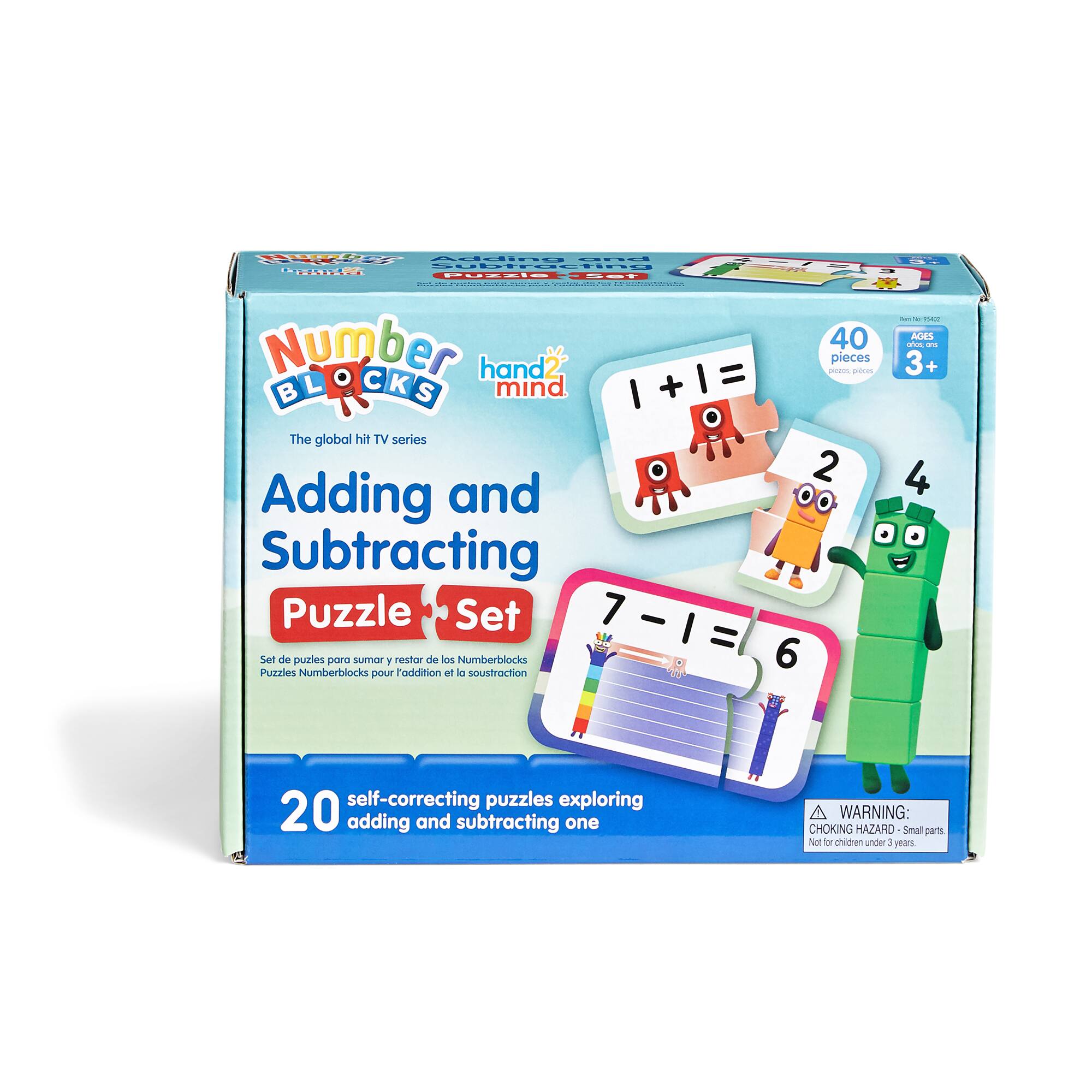 hand2mind Numberblocks® Simple Cut Adding & Subtracting Puzzle Set