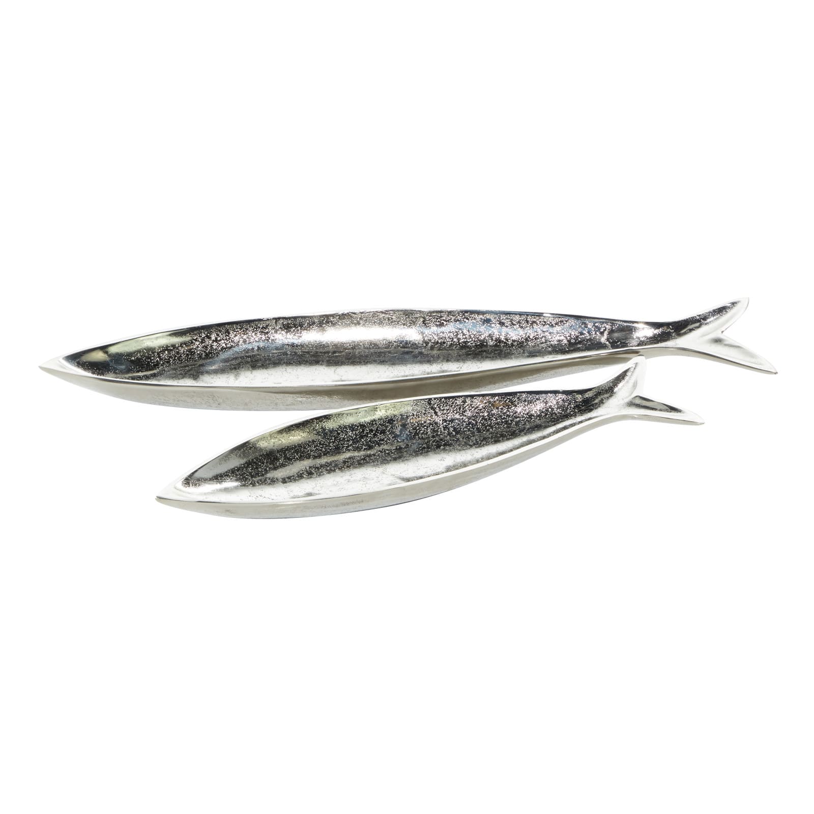 CosmoLiving by Cosmopolitan Aluminum Fish Tray Set