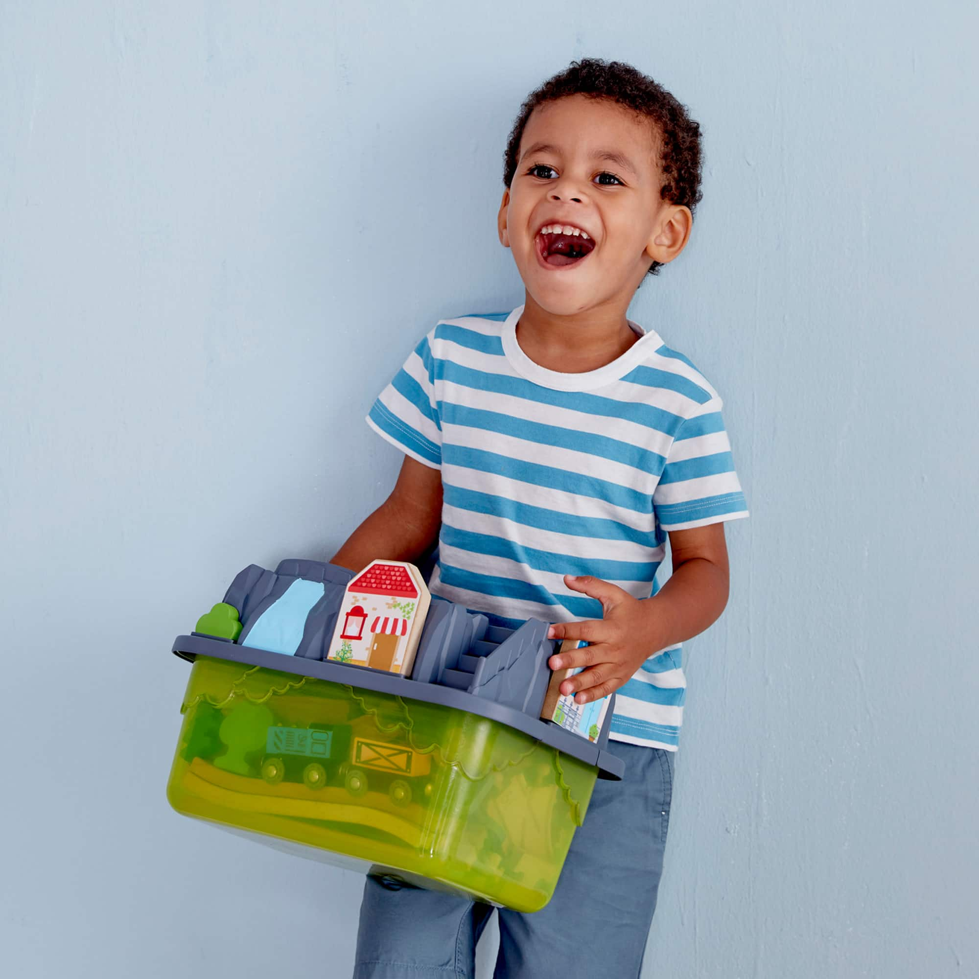 Hape Railway Bucket Builder Train Set