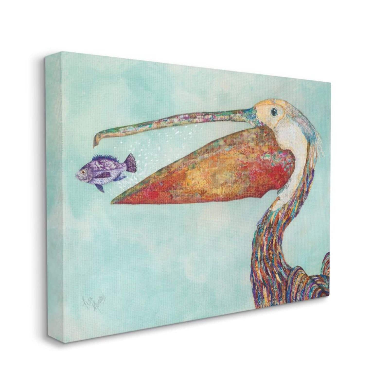 Stupell Industries Pelican&#x27;s Lost Supper Canvas Wall Art