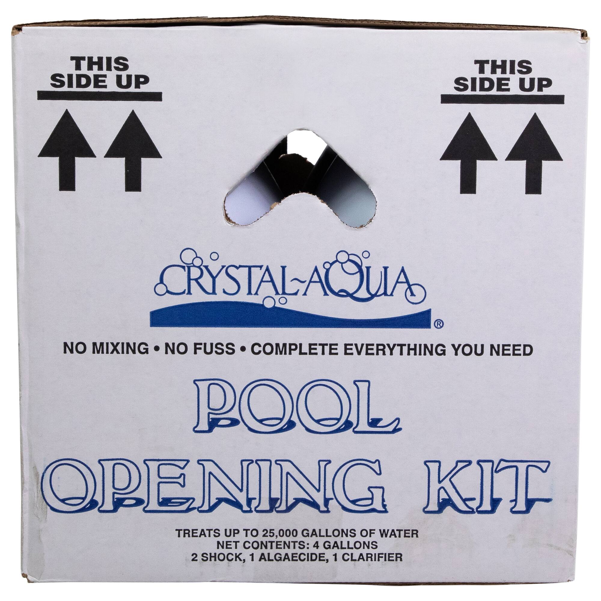 Pool Central 4 Piece Crystal-Aqua Swimming Pool Opening Kit