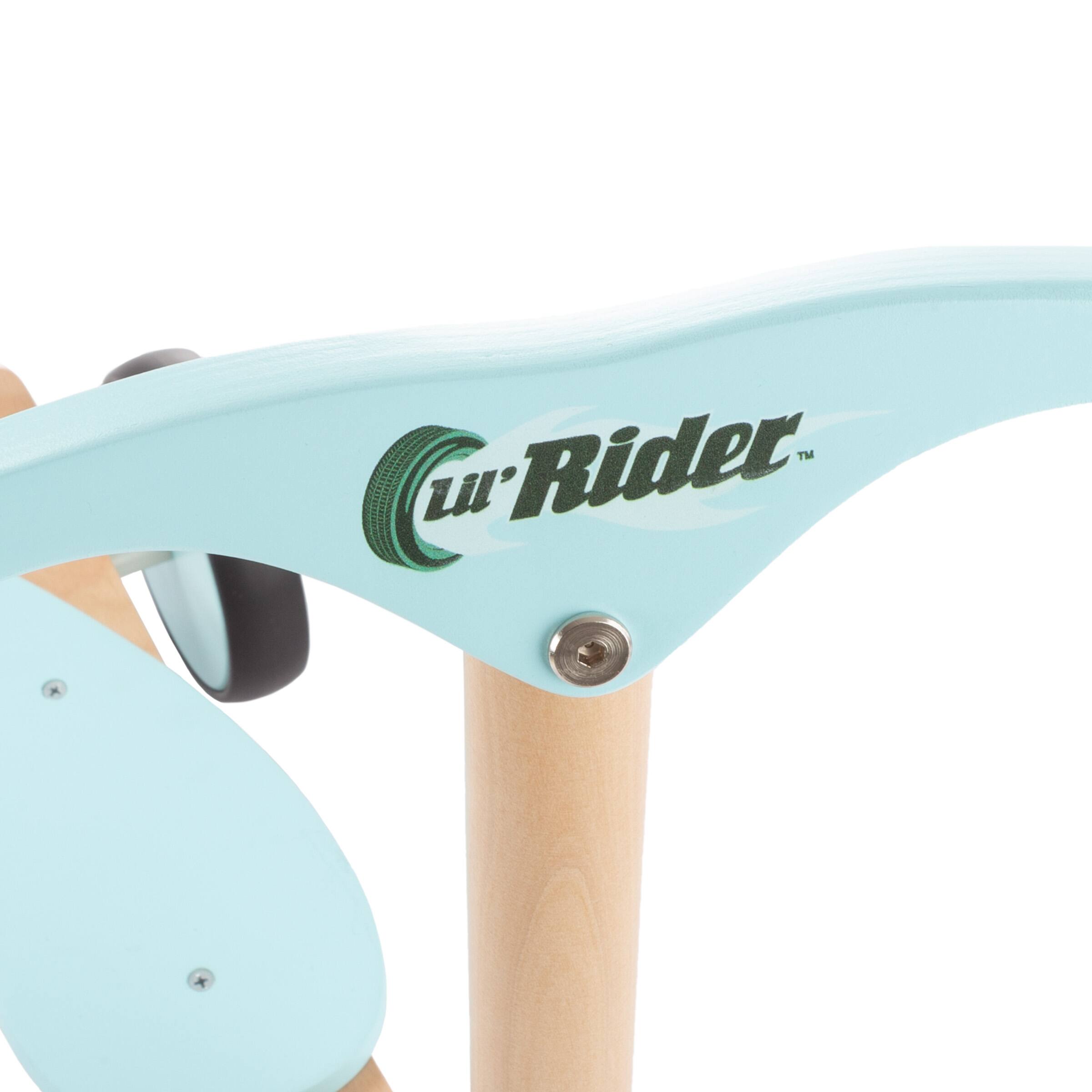 Toy Time Blue Wooden Kick Scooter