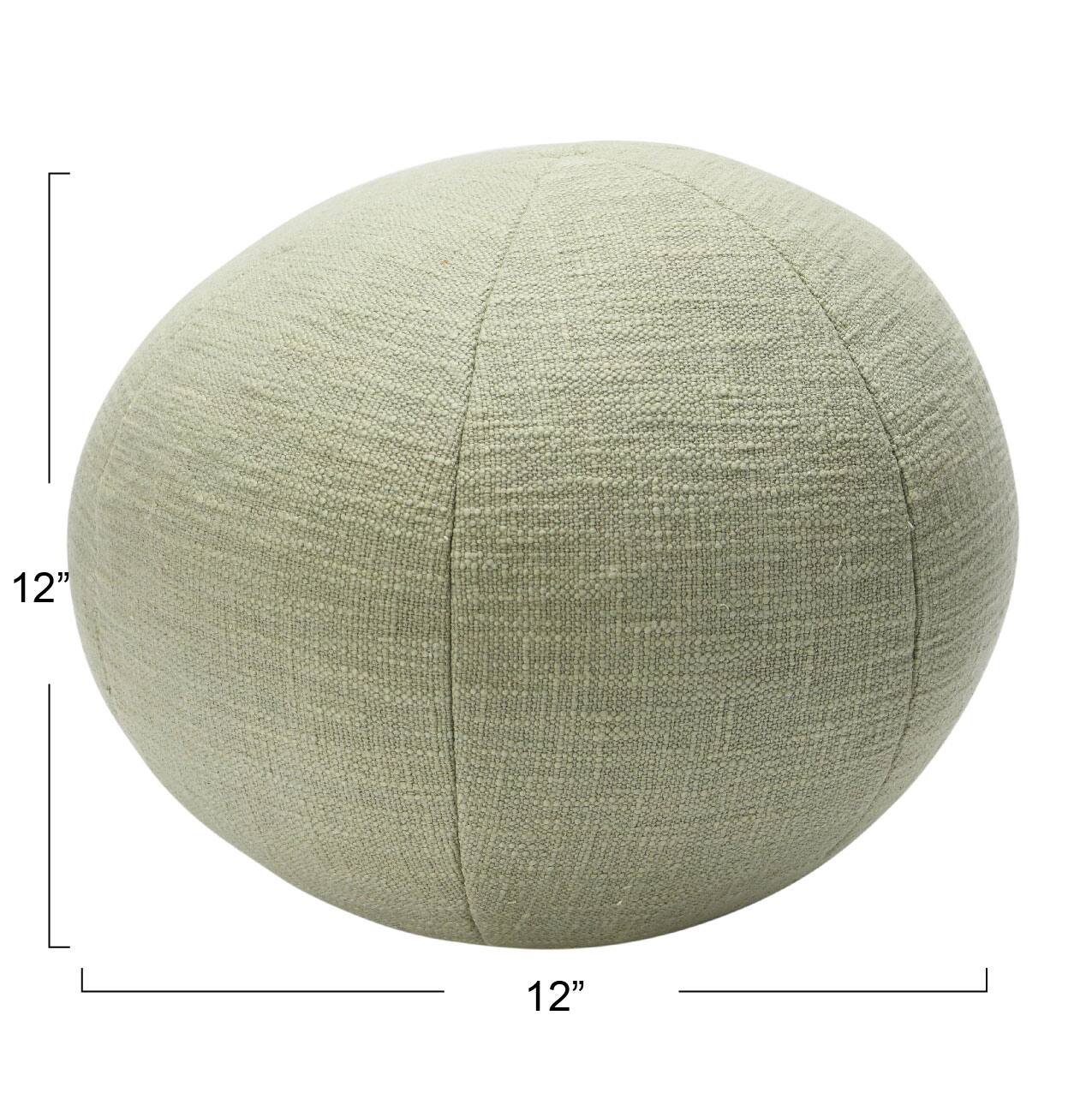 Hello Honey&#xAE; Sage Cotton Slub Orb Pillow