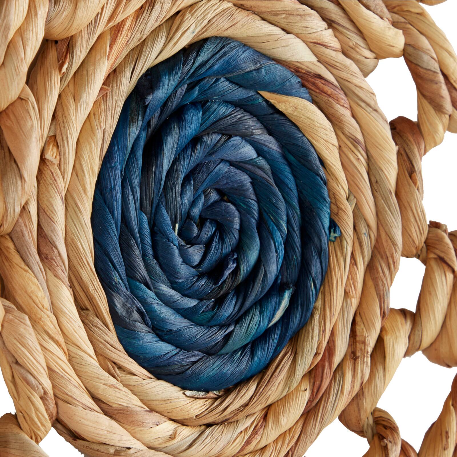 Set of 3 Brown Dried Plant Material Coastal Style Wall Decor, 28", 24", 20"