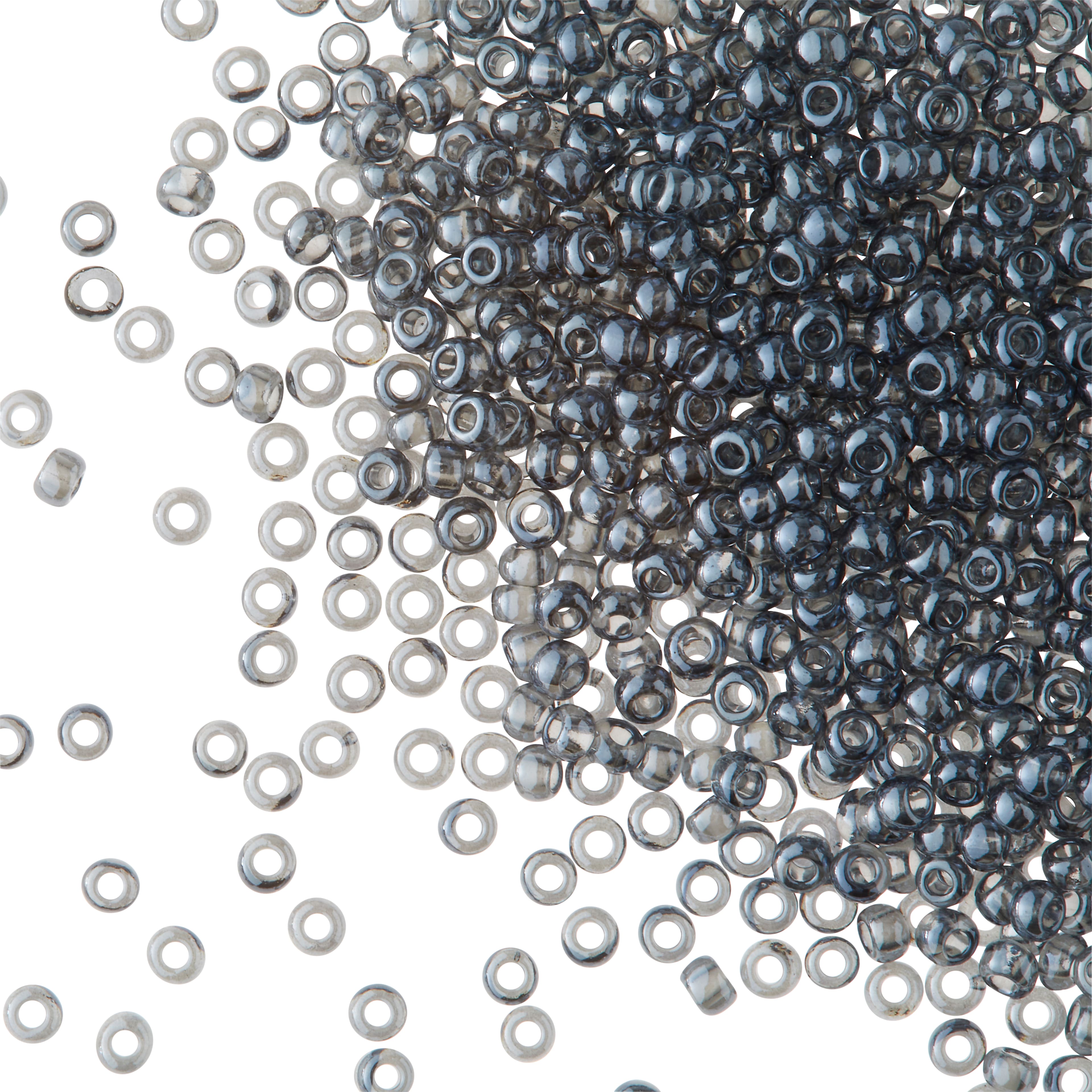 12 Pack: John Bead Transparent Czech Glass Seed Beads, 11/0