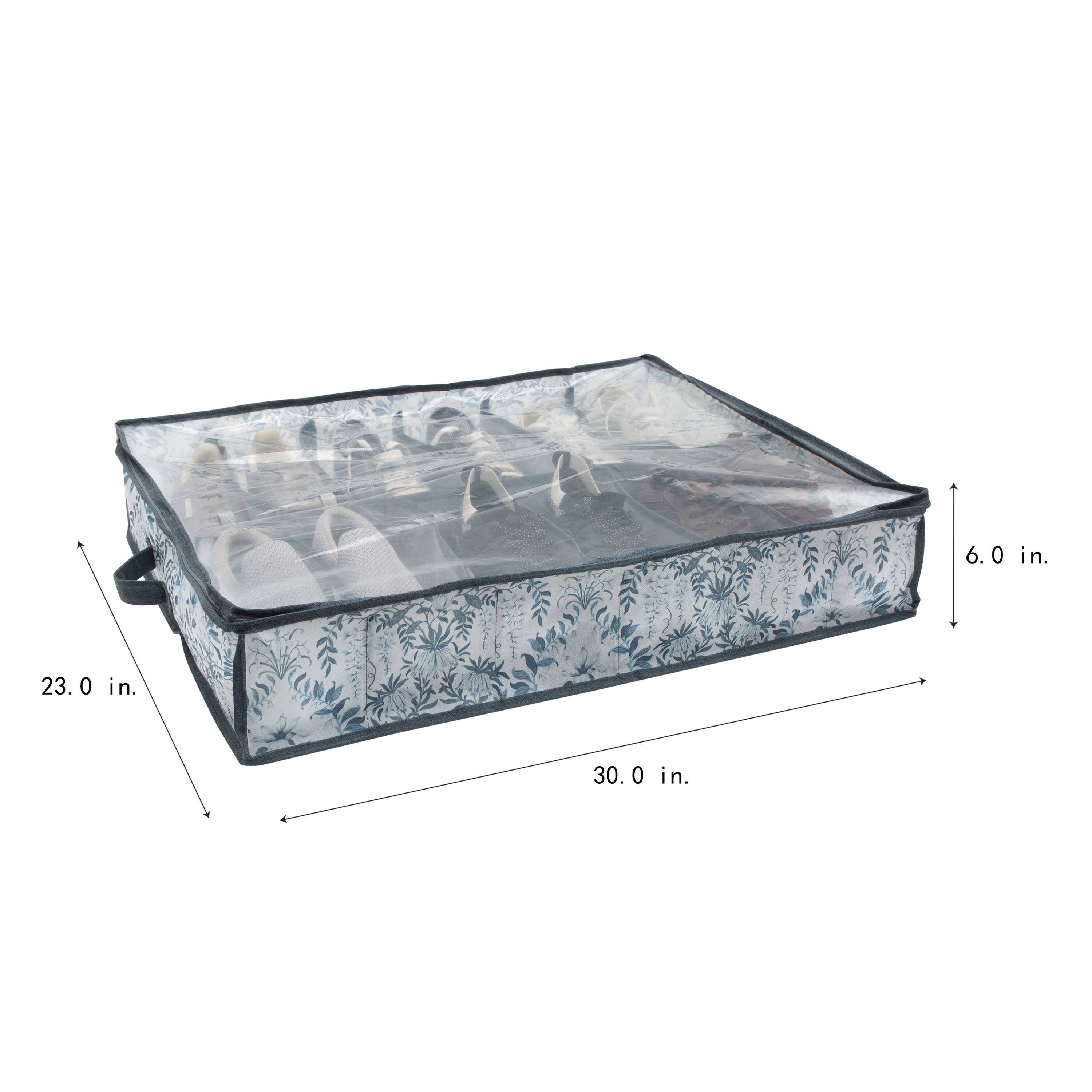 Laura Ashley Parterre 12-Pair Under The Bed Shoe Storage Bag