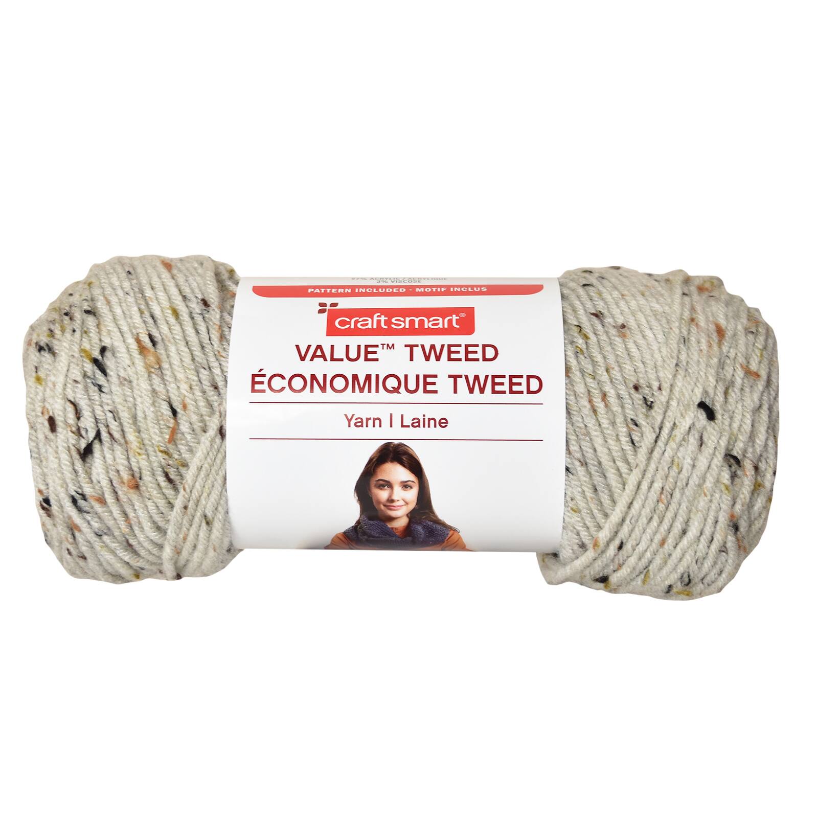 12 Pack Value™ Tweed Yarn by Craft Smart® Michaels