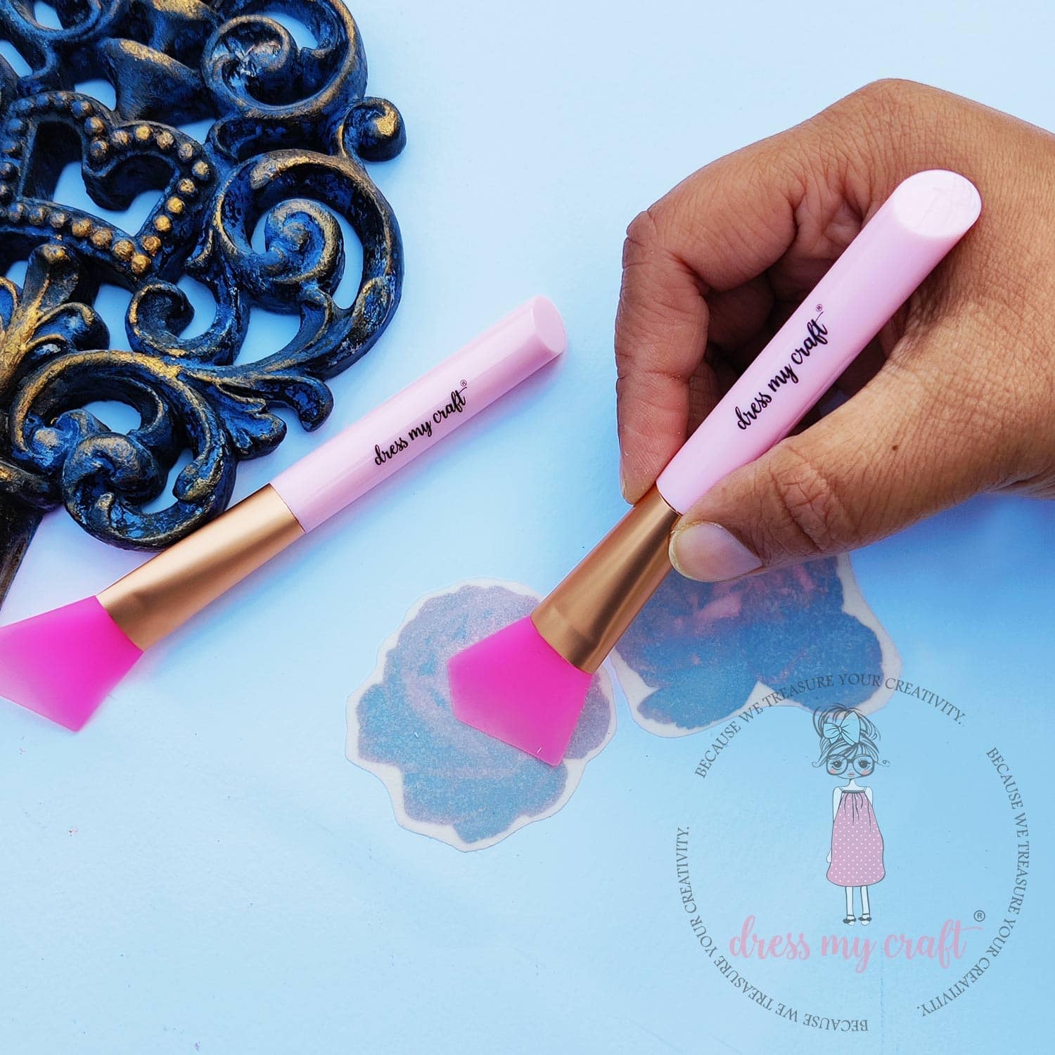 Dress My Craft® Silicone Spatula Brush