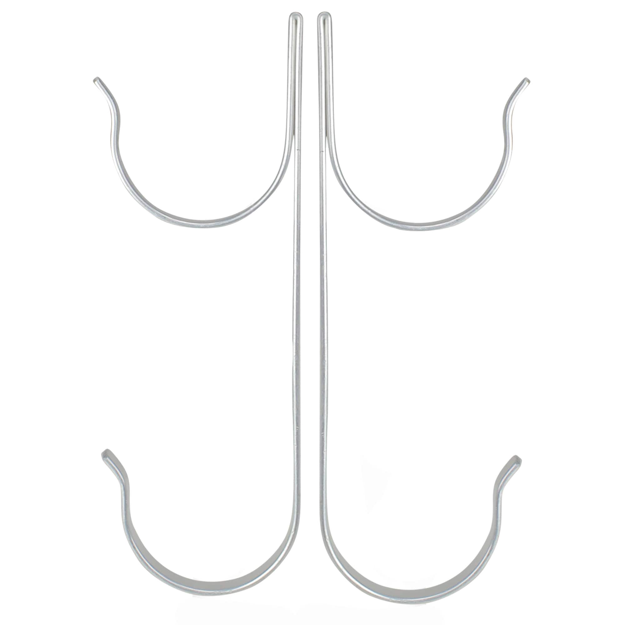 Pool Central 8.5&#x22; Silver Pole Hangers Set