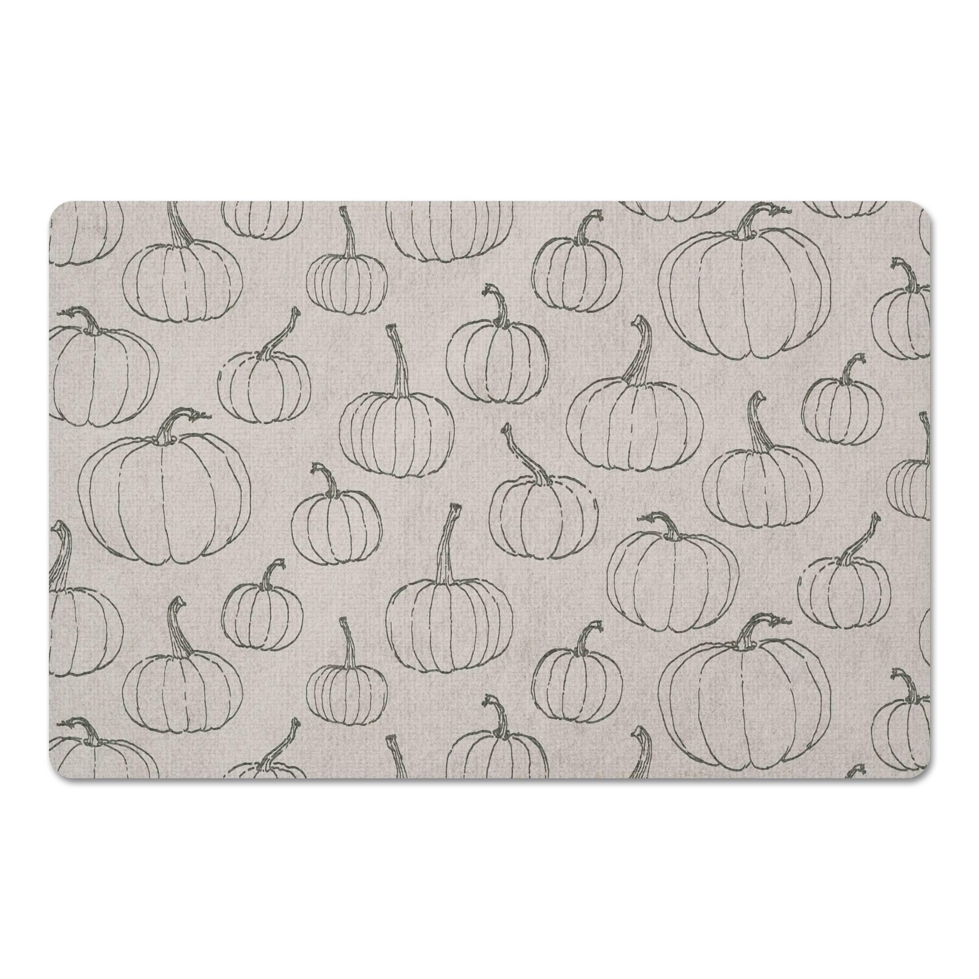 Pumpkin Pattern Floor Mat