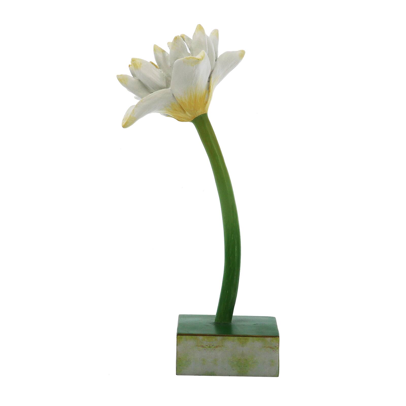 9.75&#x22; White Lotus Flower Tabletop Accent by Ashland&#xAE;