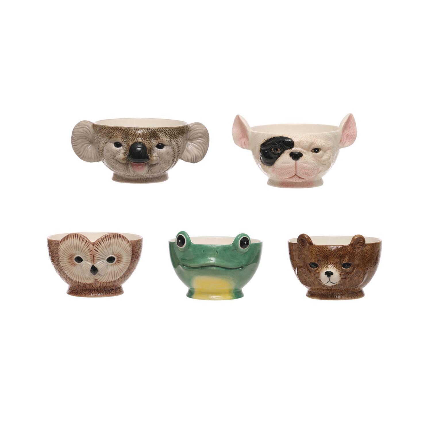 Hello Honey&#xAE; 4&#x22; Animal Shaped Bowl Set