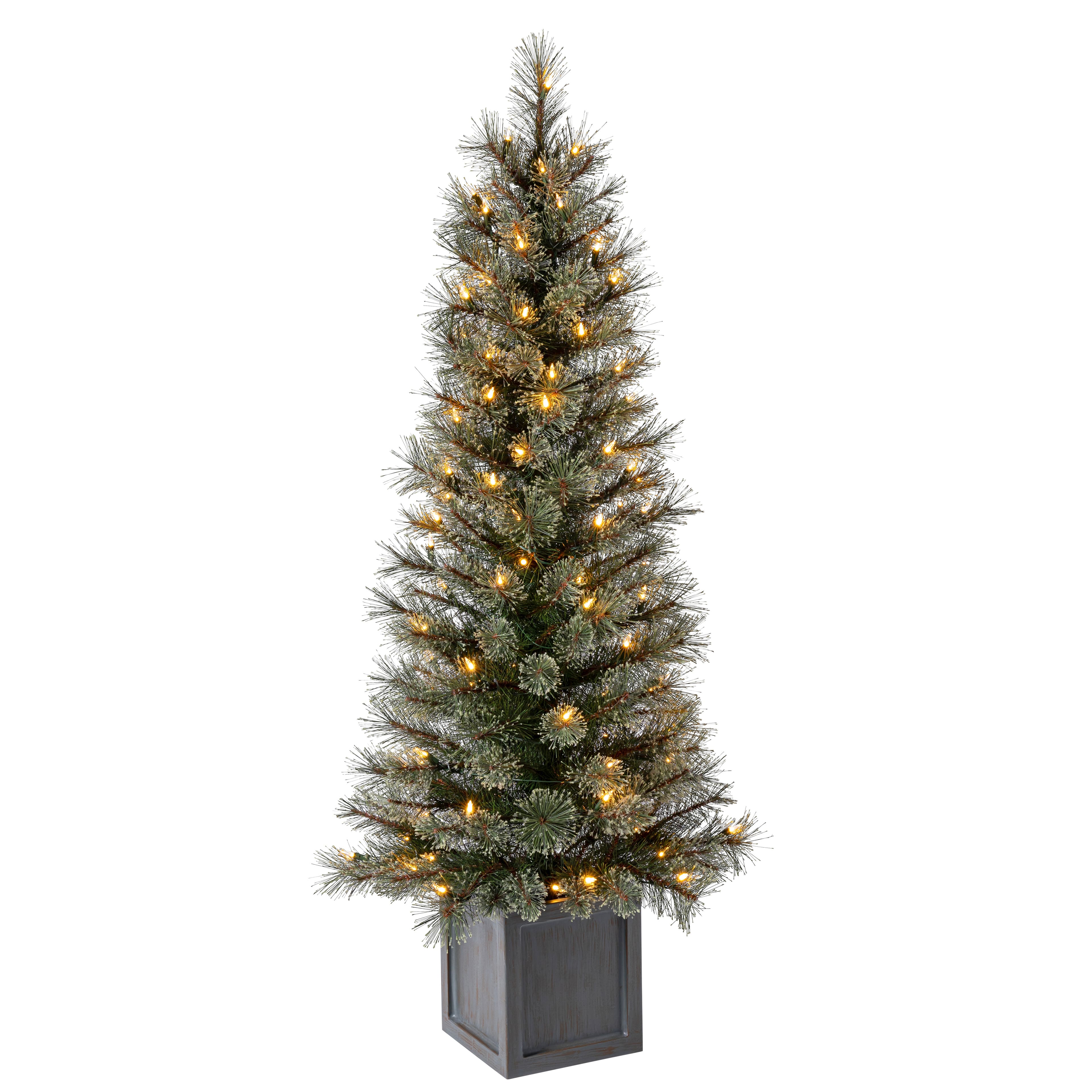 4.5ft. Pre-Lit Sedona Spruce Artificial Christmas Tree, Warm White LED Lights by Ashland&#xAE;