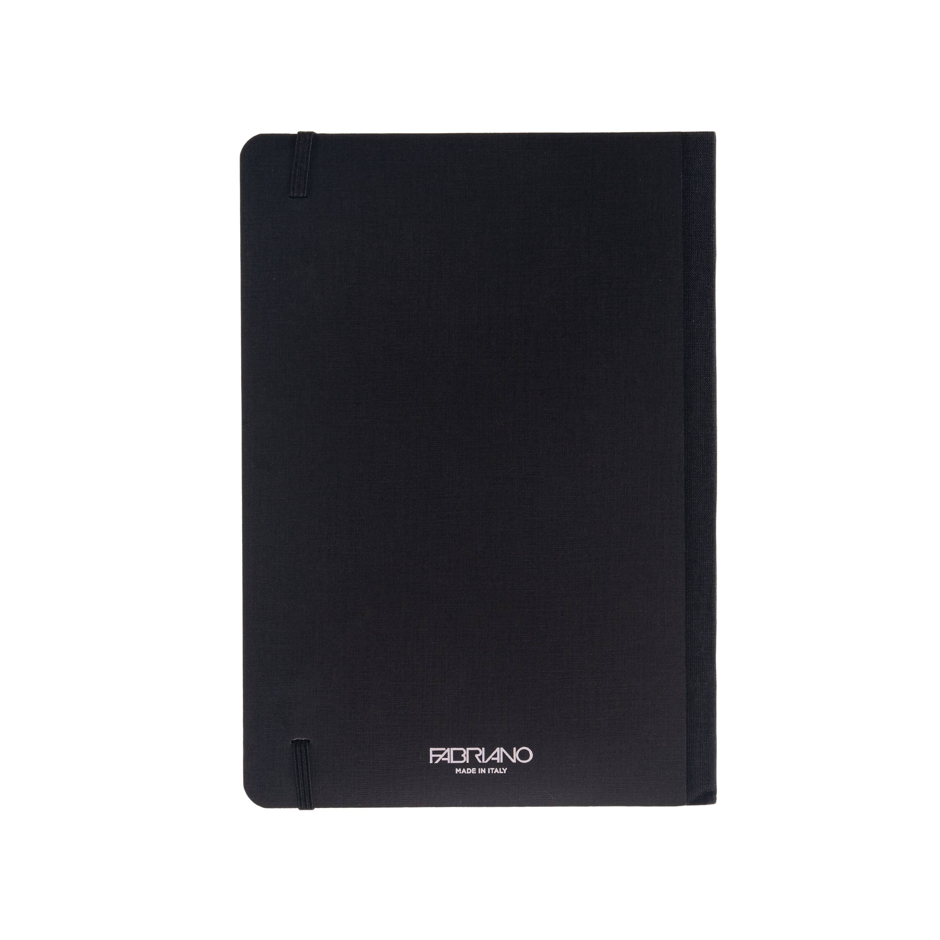 Fabriano® Ecoqua Plus A5 Dotted Fabric-Bound Notebook