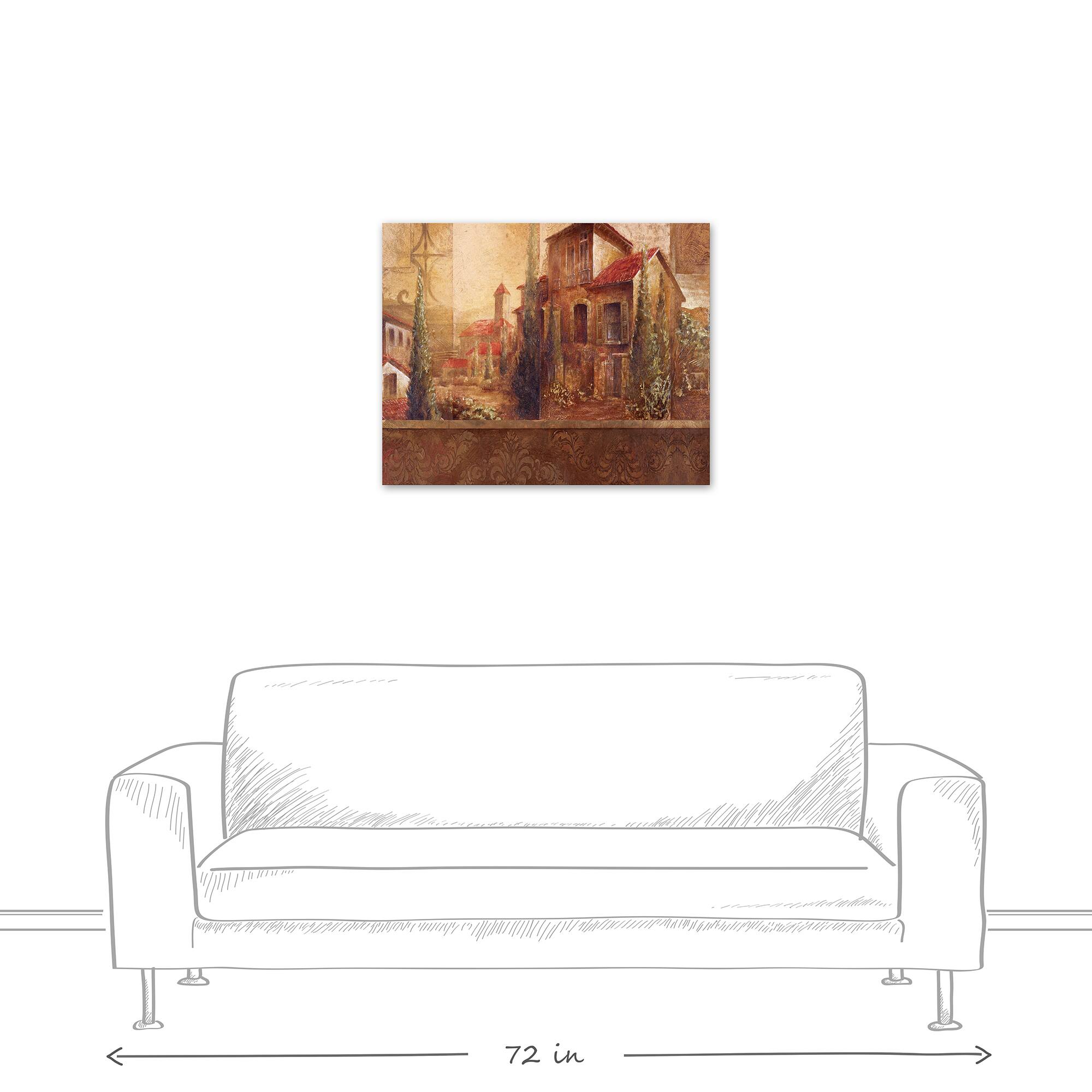 Tuscan Villa Montage Canvas Wall Art
