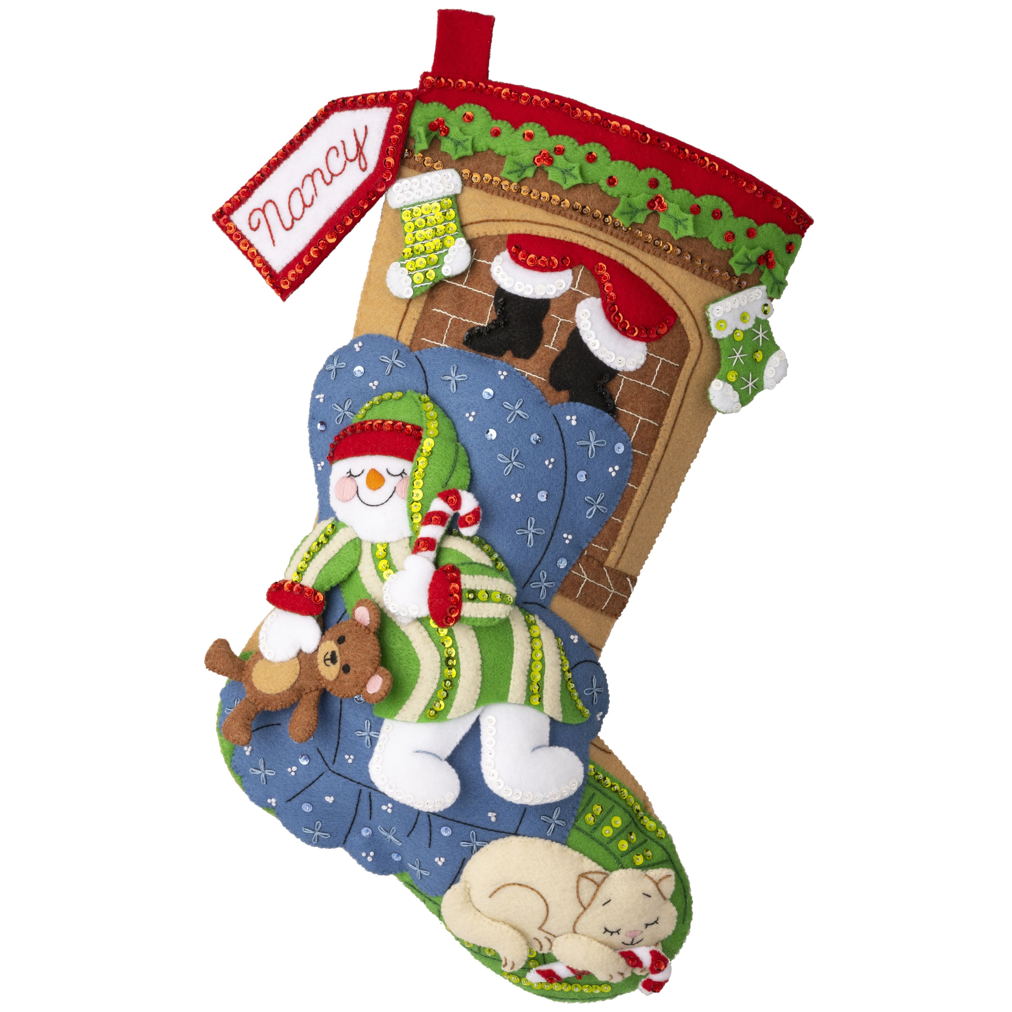 Applique Christmas Stocking Kits