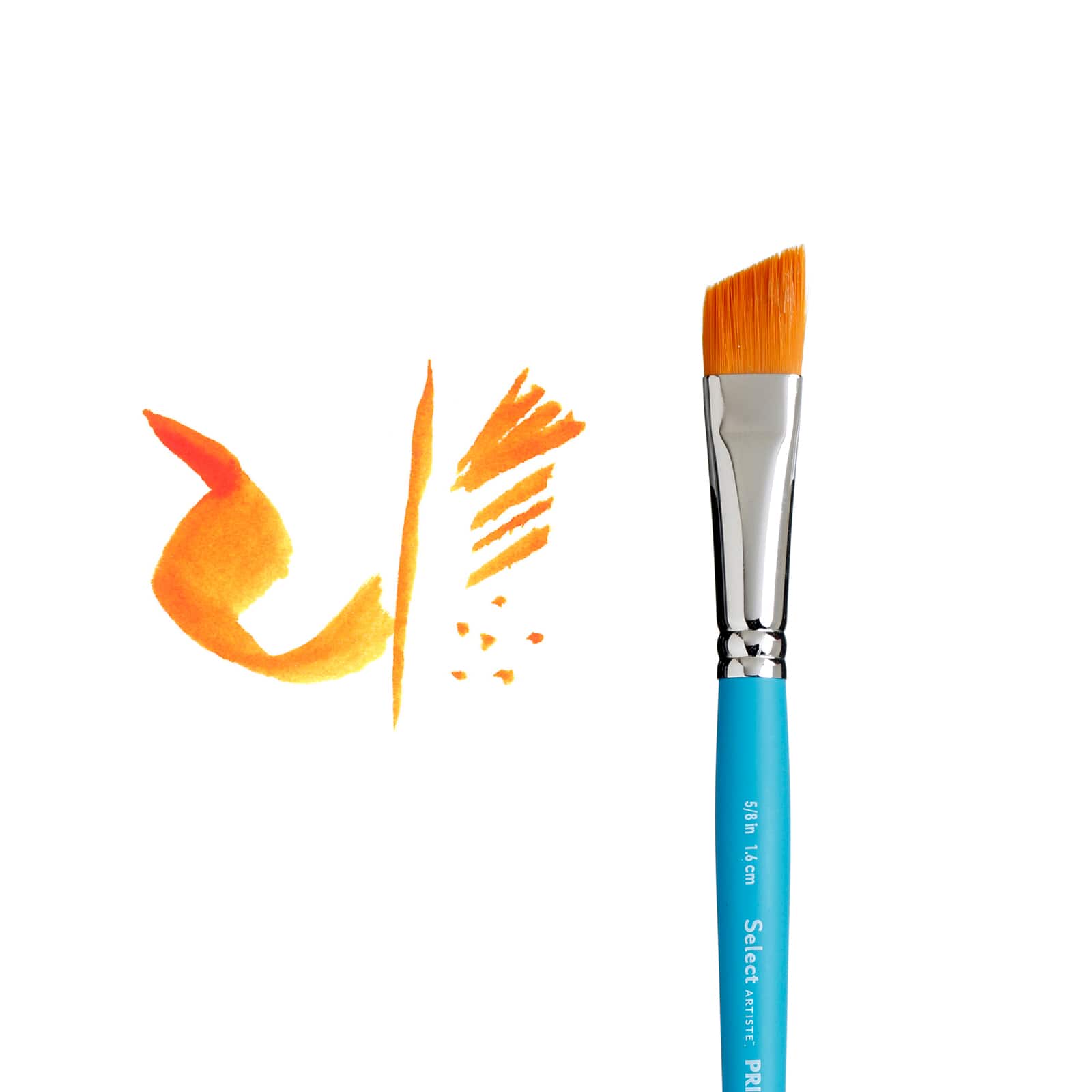 12 Pack: Princeton™ Select™ Artiste Series 3750 Short Handle Angle Shader Brush