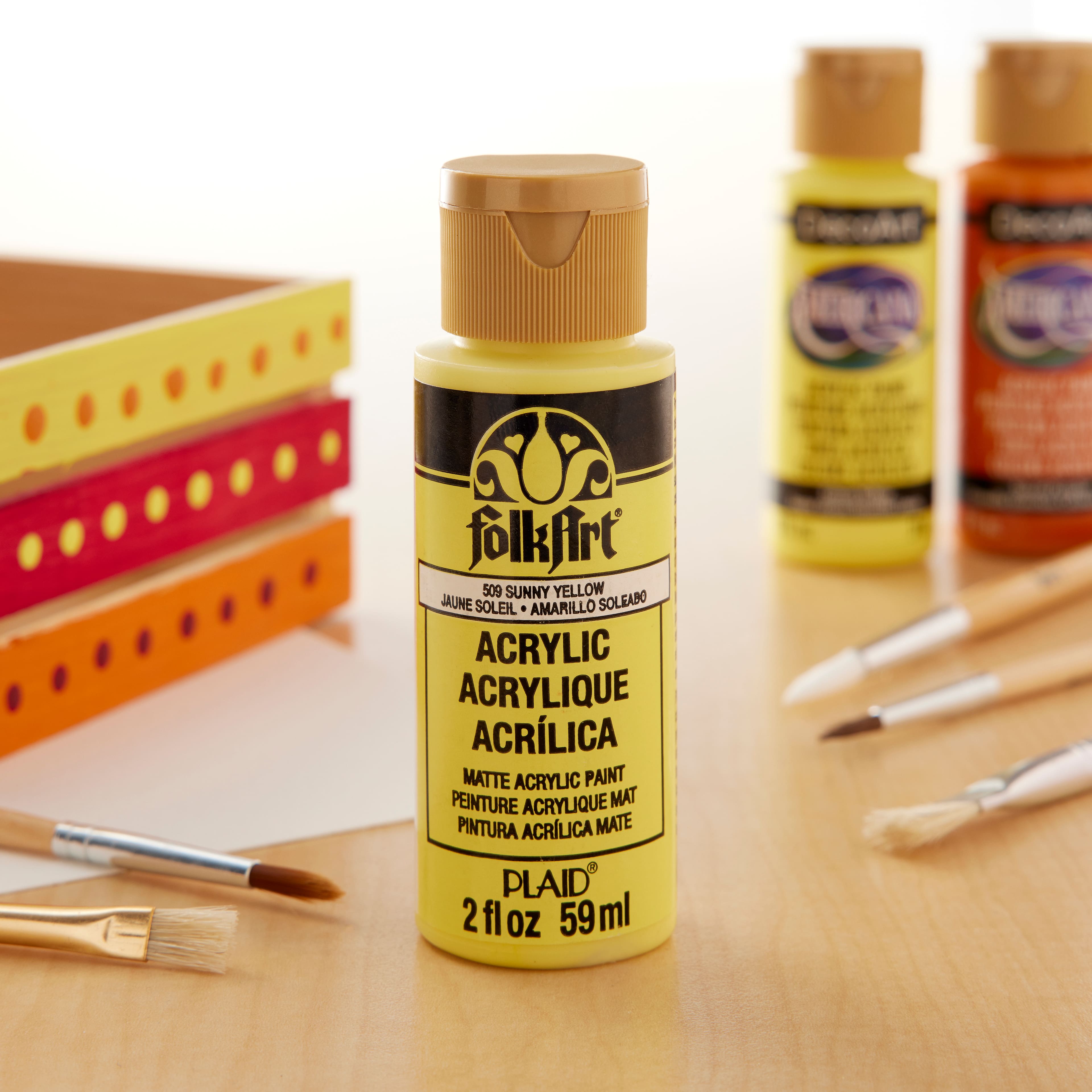 12 Pack: FolkArt&#xAE; Matte Acrylic Paint