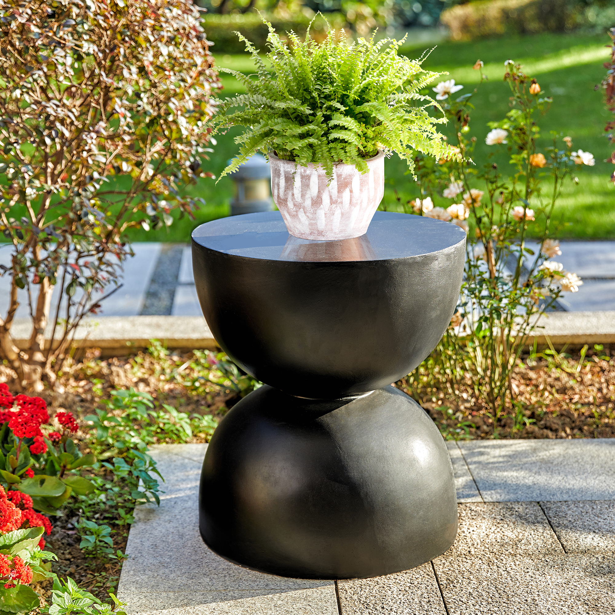 Garden Stool Modern Patio Side Table Outdoor Side Tables